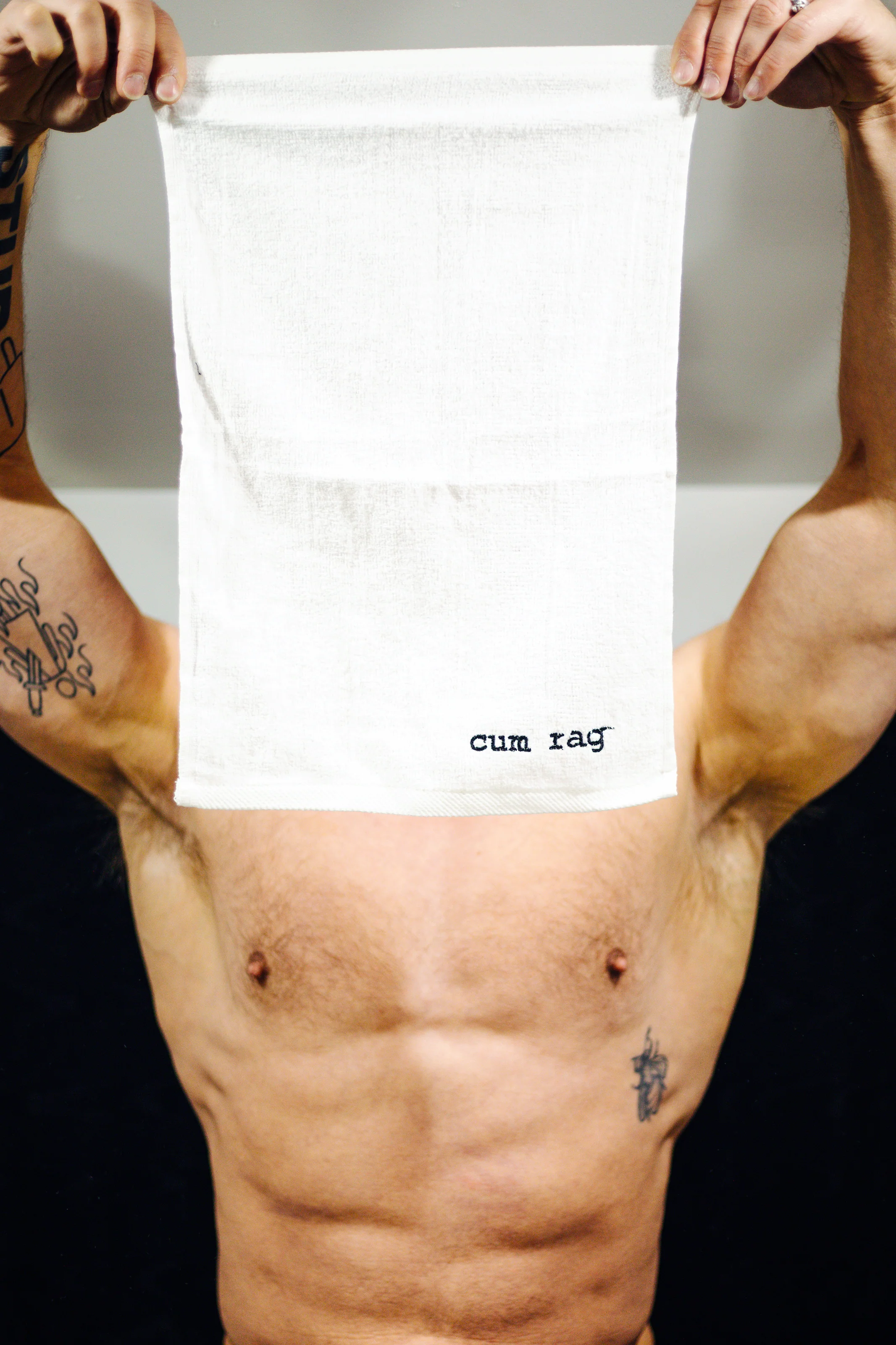 Embroidered Cum Rag White - Image 4