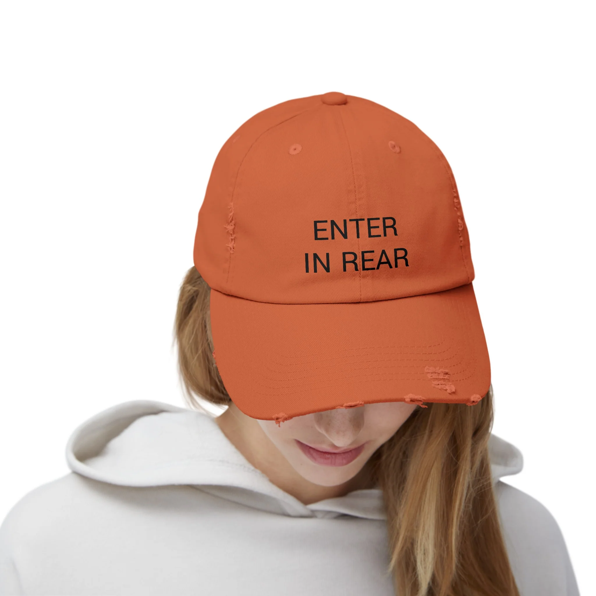 ENTER IN REAR Distressed Cap in 6 colors - Image 13