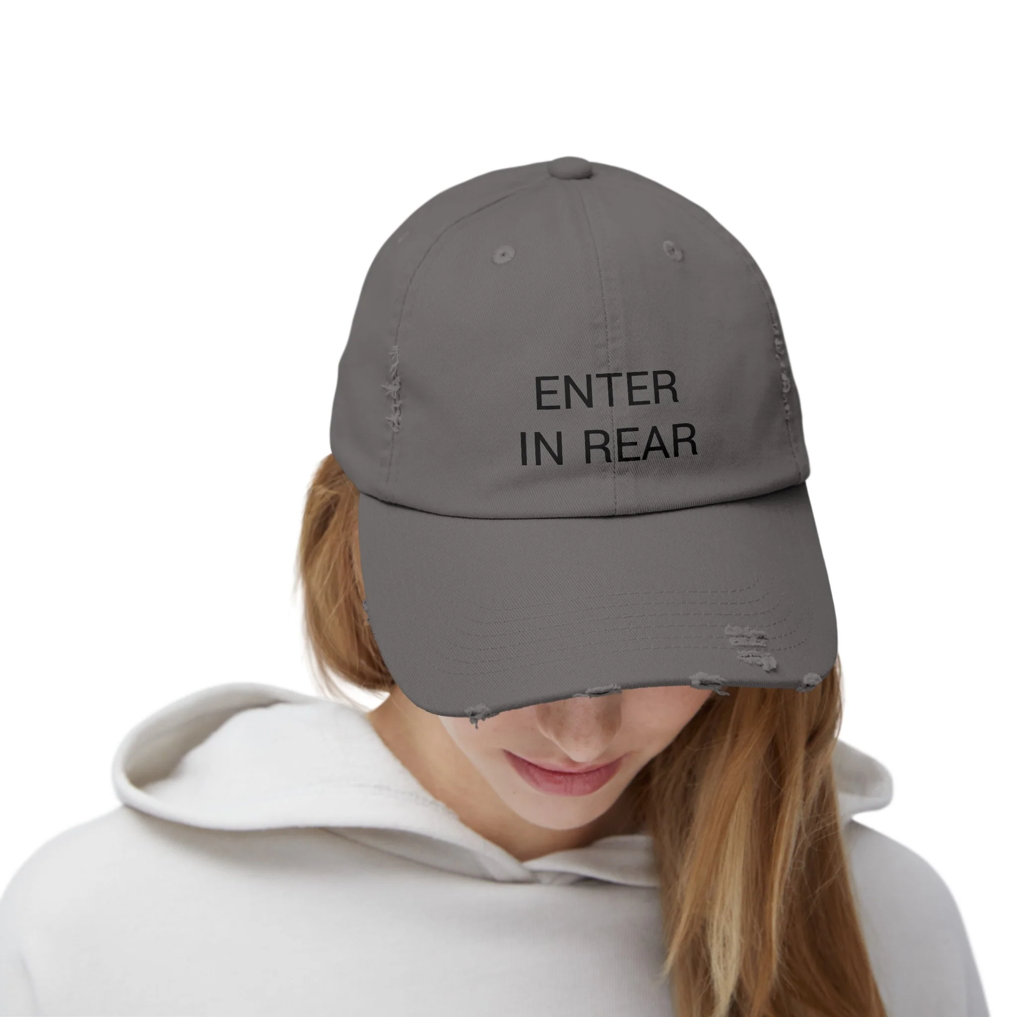 ENTER IN REAR Distressed Cap in 6 colors - Image 19
