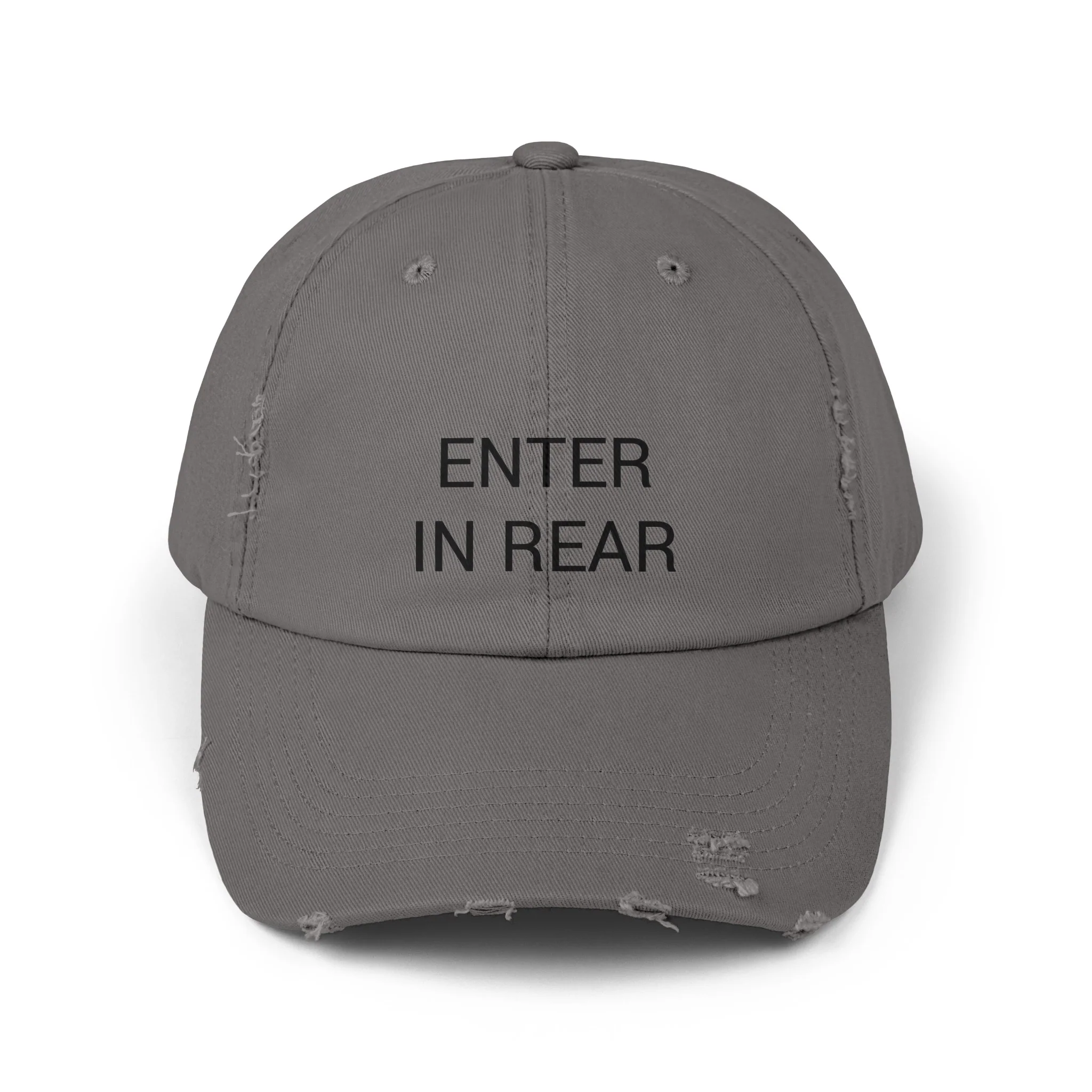 ENTER IN REAR Distressed Cap in 6 colors - Image 4
