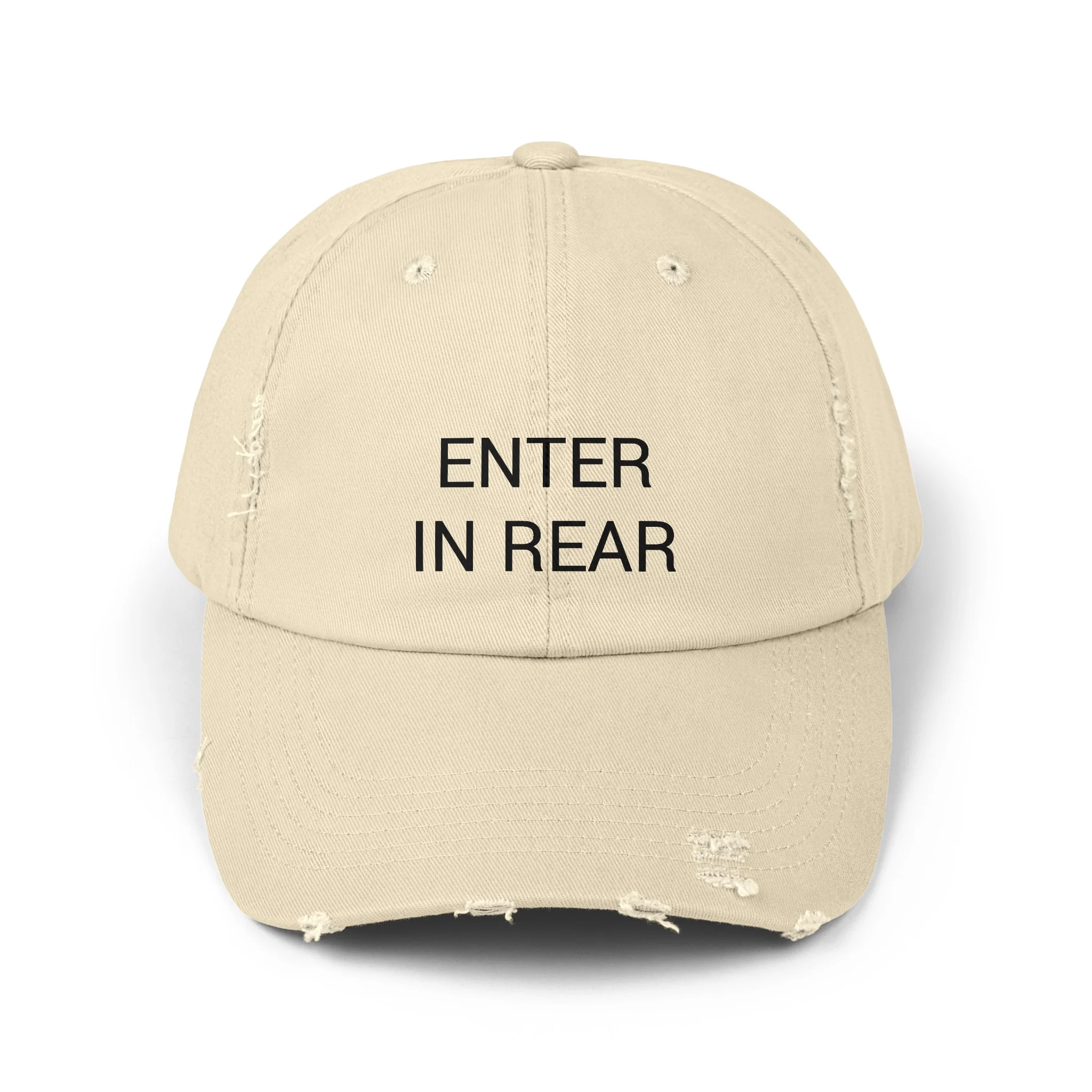 ENTER IN REAR Distressed Cap in 6 colors - Image 6