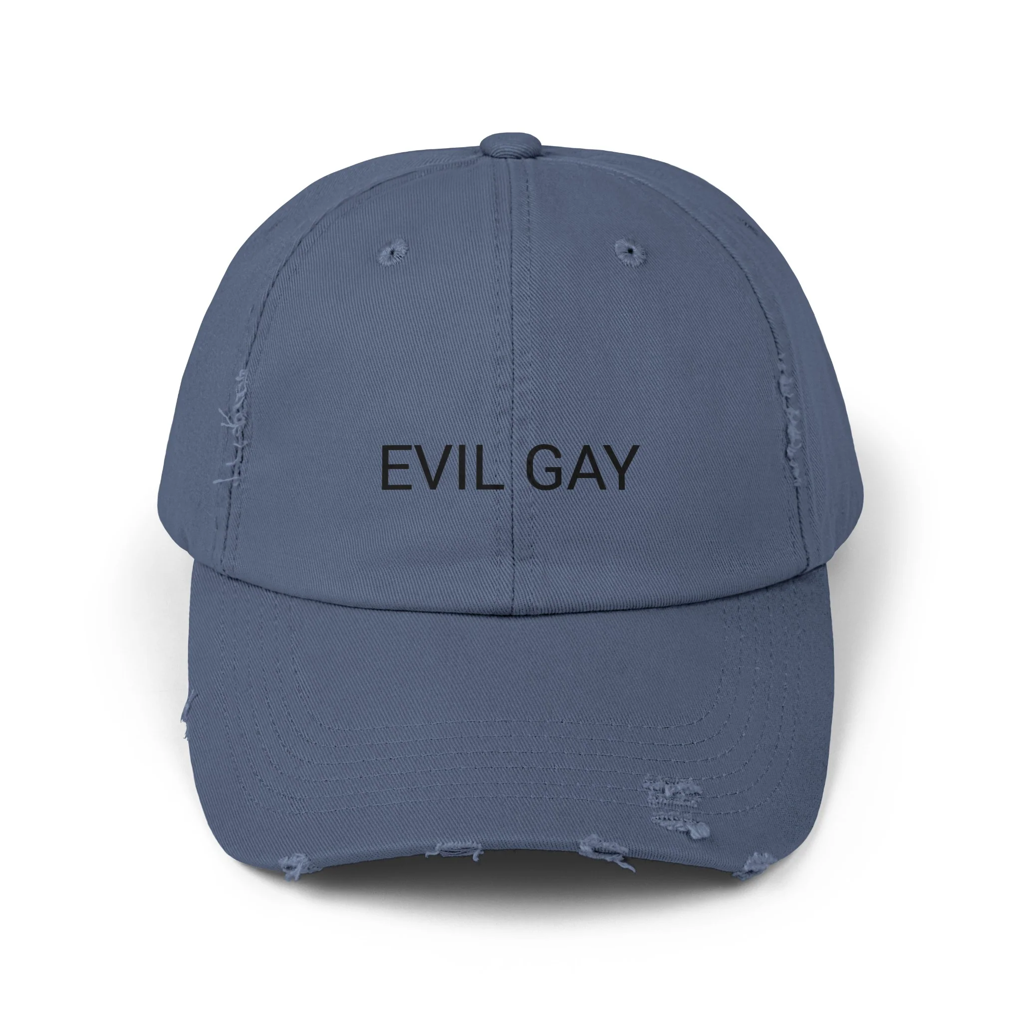 EVIL GAY Distressed Cap in 6 colors - Image 5