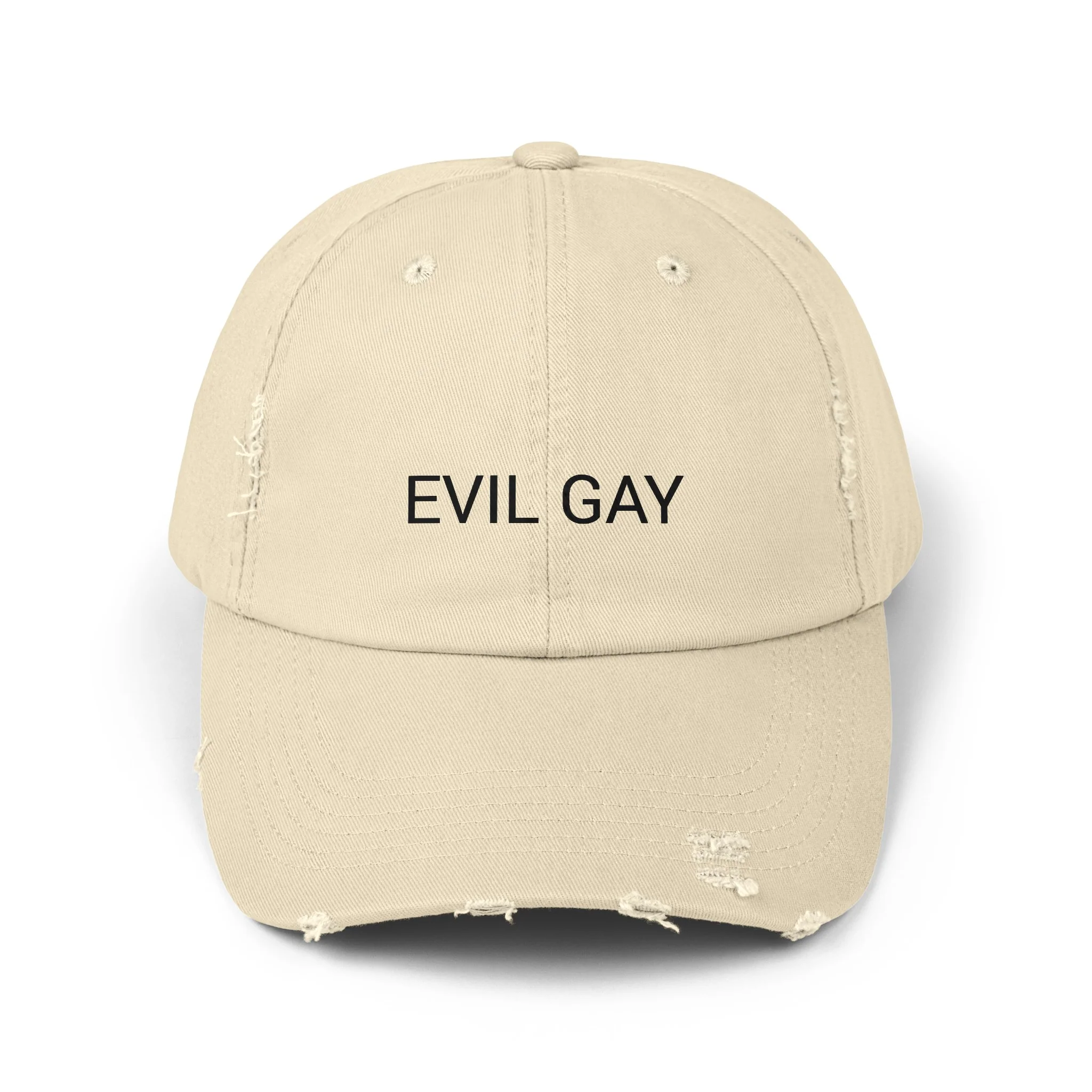 EVIL GAY Distressed Cap in 6 colors - Image 6