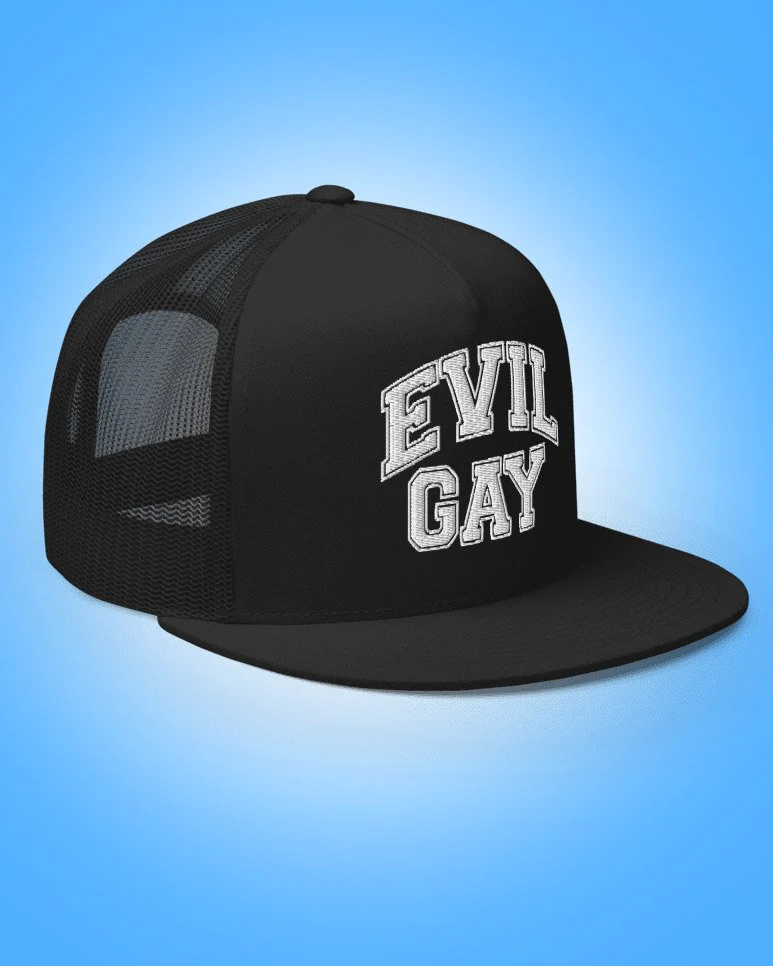 Evil Gay Trucker Hat - Image 3