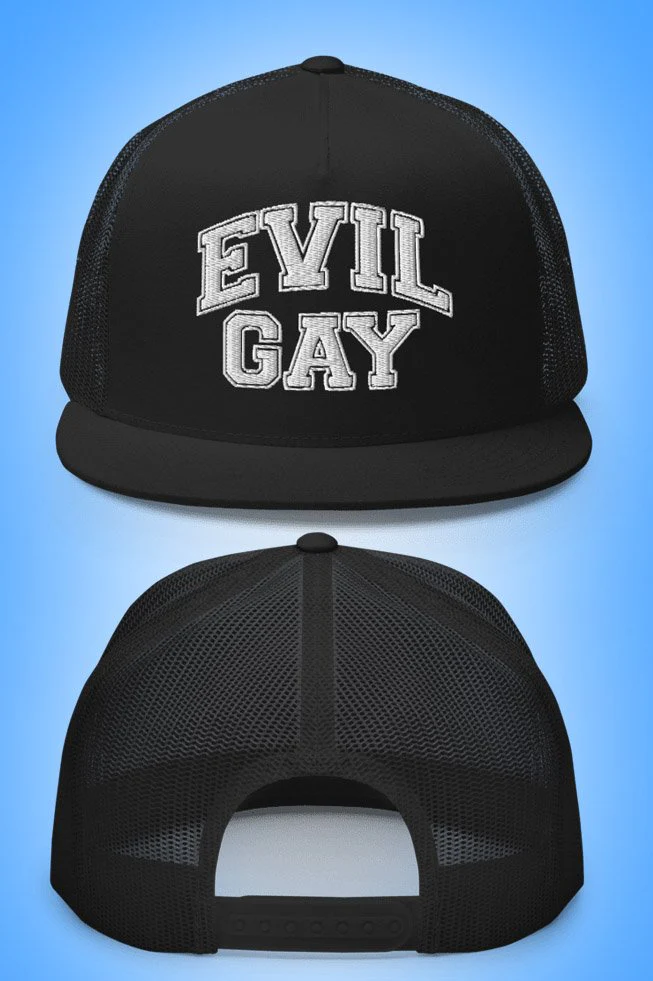 Evil Gay Trucker Hat - Image 4