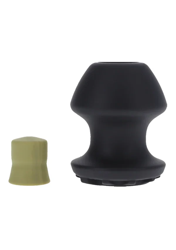 Fort Troff Kum Keeper Silicone Open End Anal Plug - Large - Black - Image 2