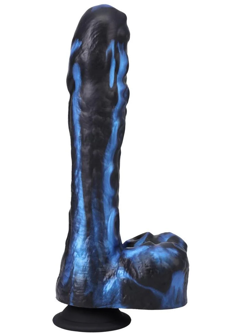 Fort Troff's Tendrill Thruster Rechargeable Silicone Mini Machine Dildo - Blue - Image 2