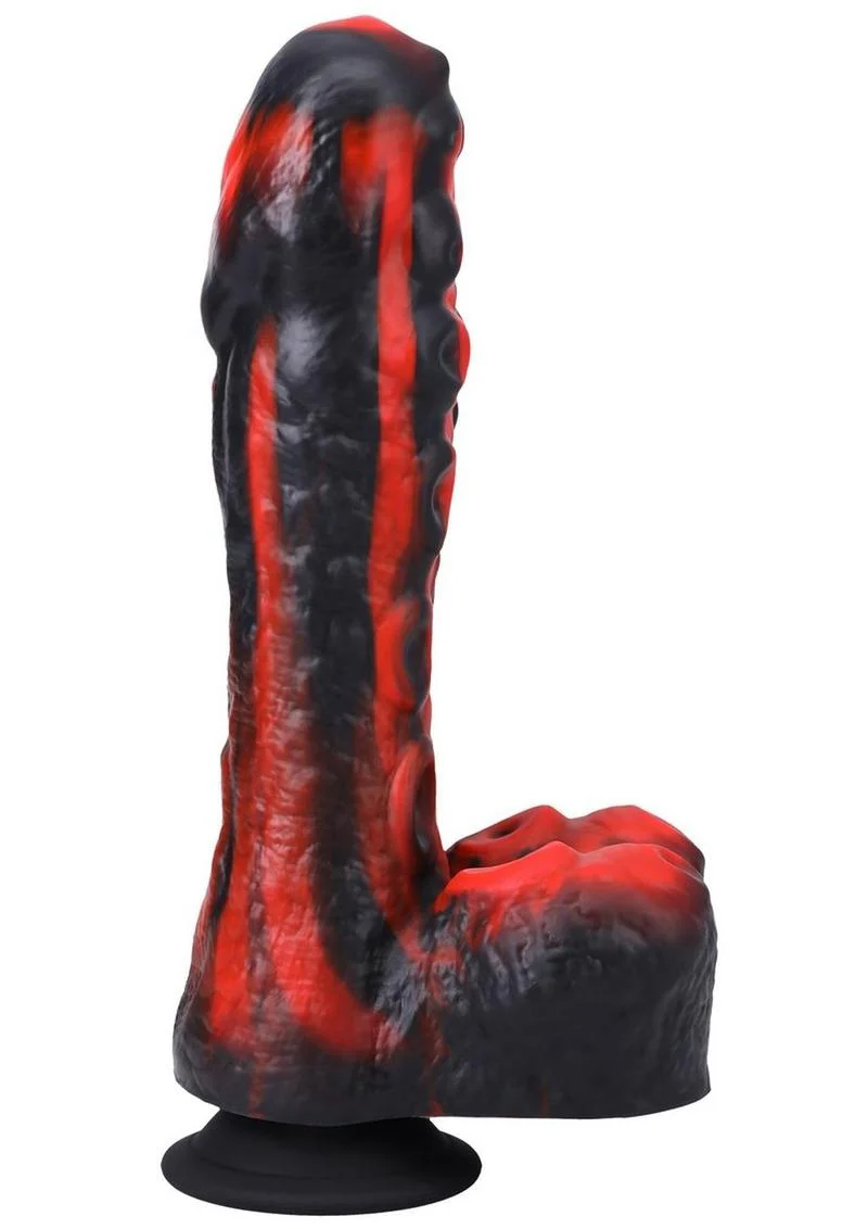 Fort Troff's Tendrill Thruster Rechargeable Silicone Mini Machine Dildo - Red - Image 2
