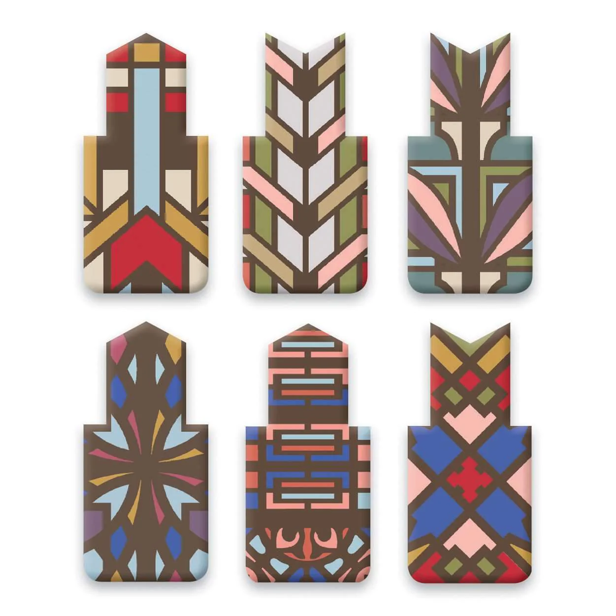 FRANK LLOYD WRIGHT DESIGNS MAGNETIC BOOKMARK SET - Image 2