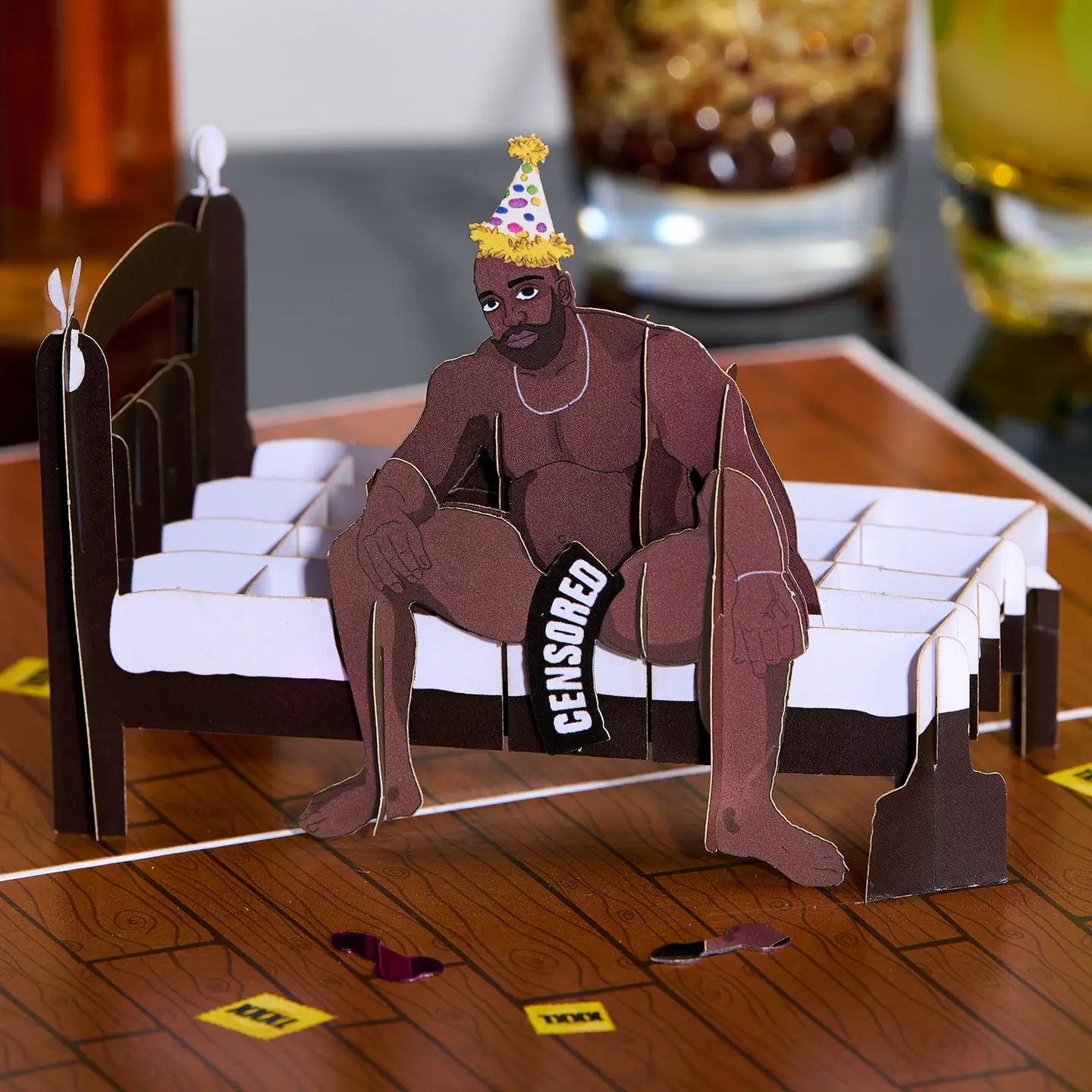 Funny Barry Wood Birthday Card Pop Up 3D Barry Wood Meme - Image 4