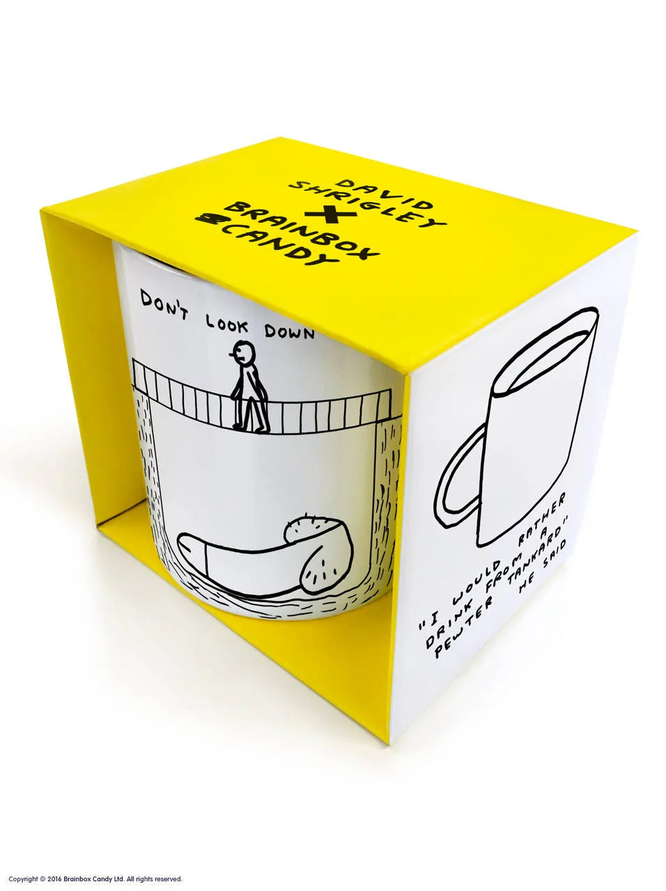 David Shrigley Mug - Dont Look Down - Image 2