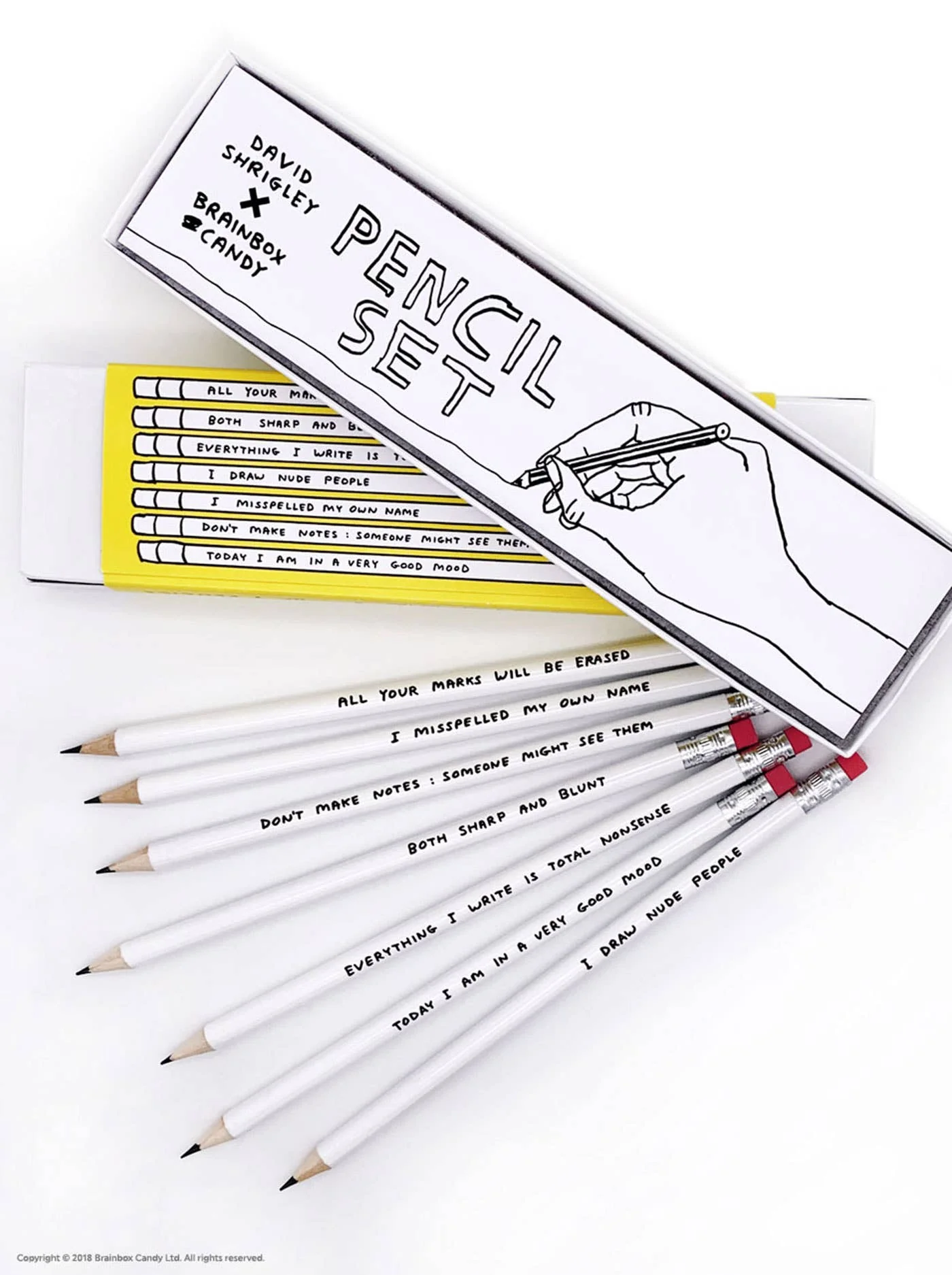 Funny Gift - David Shrigley Pencil Box - 7 Designs - Image 7