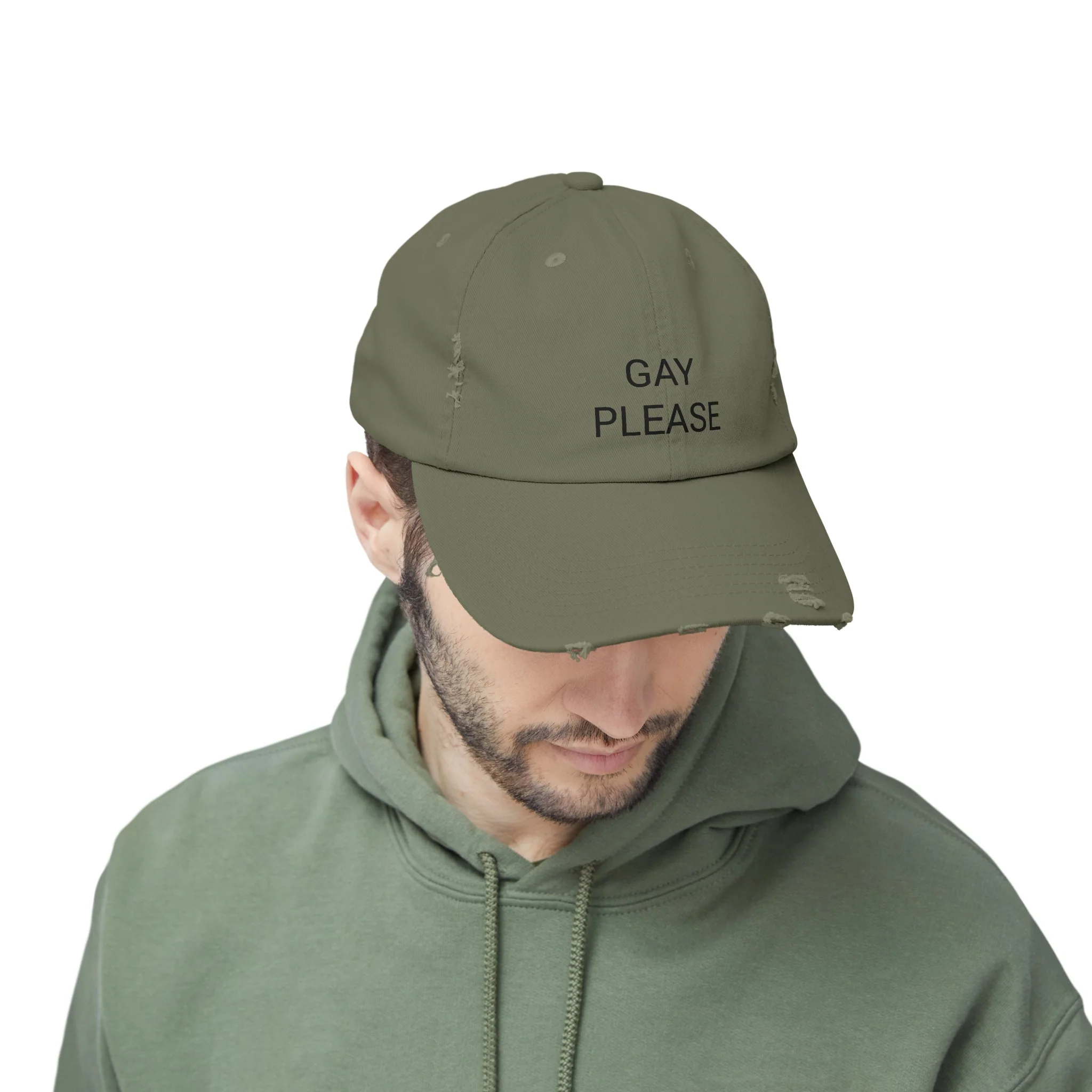 GAY PLEASE Distressed Cap in 6 colors - Image 20