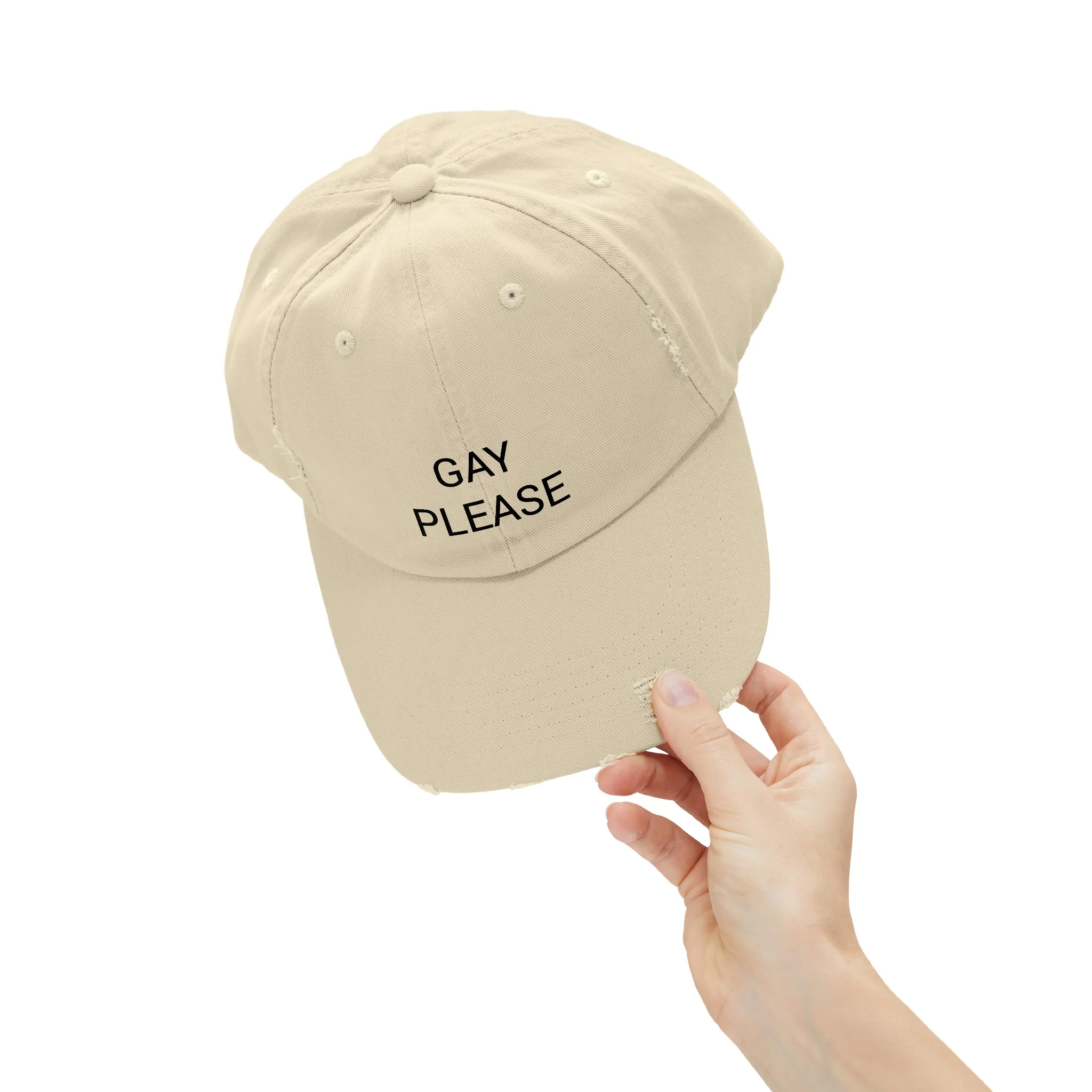 GAY PLEASE Distressed Cap in 6 colors - Image 37