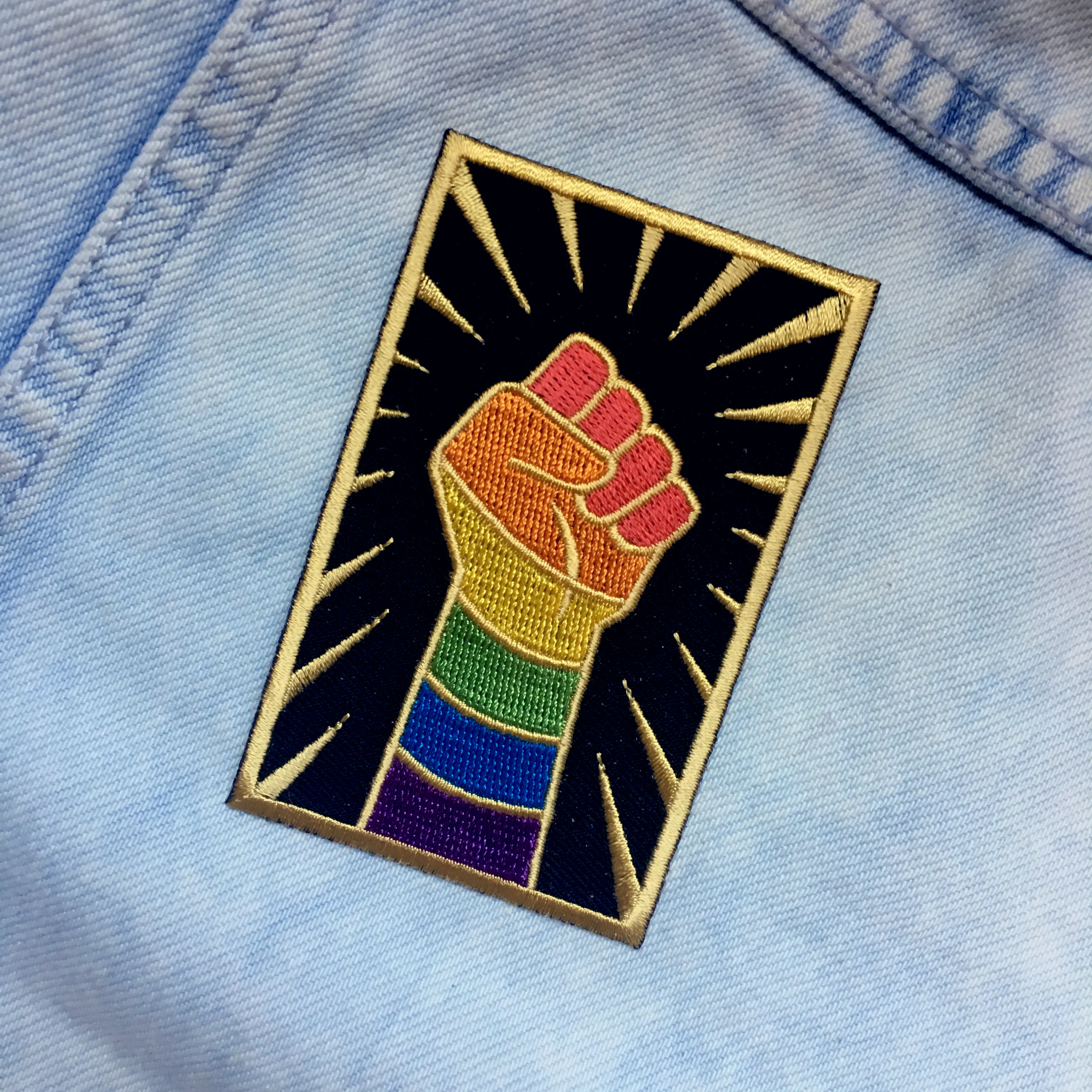 Gaypin' Rainbow Resist Patch - Image 2