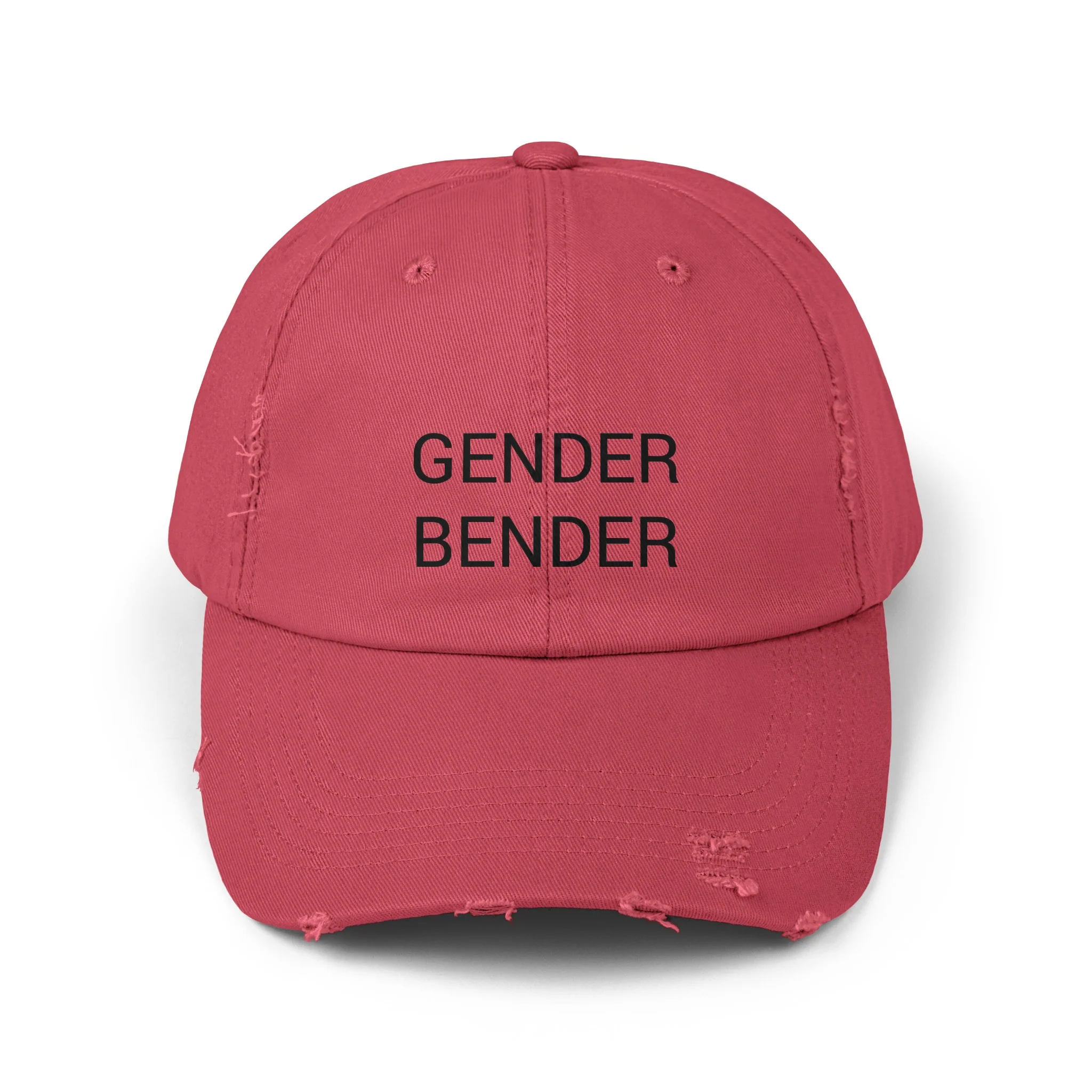 GENDER BENDER Distressed Cap in 6 colors - Image 2
