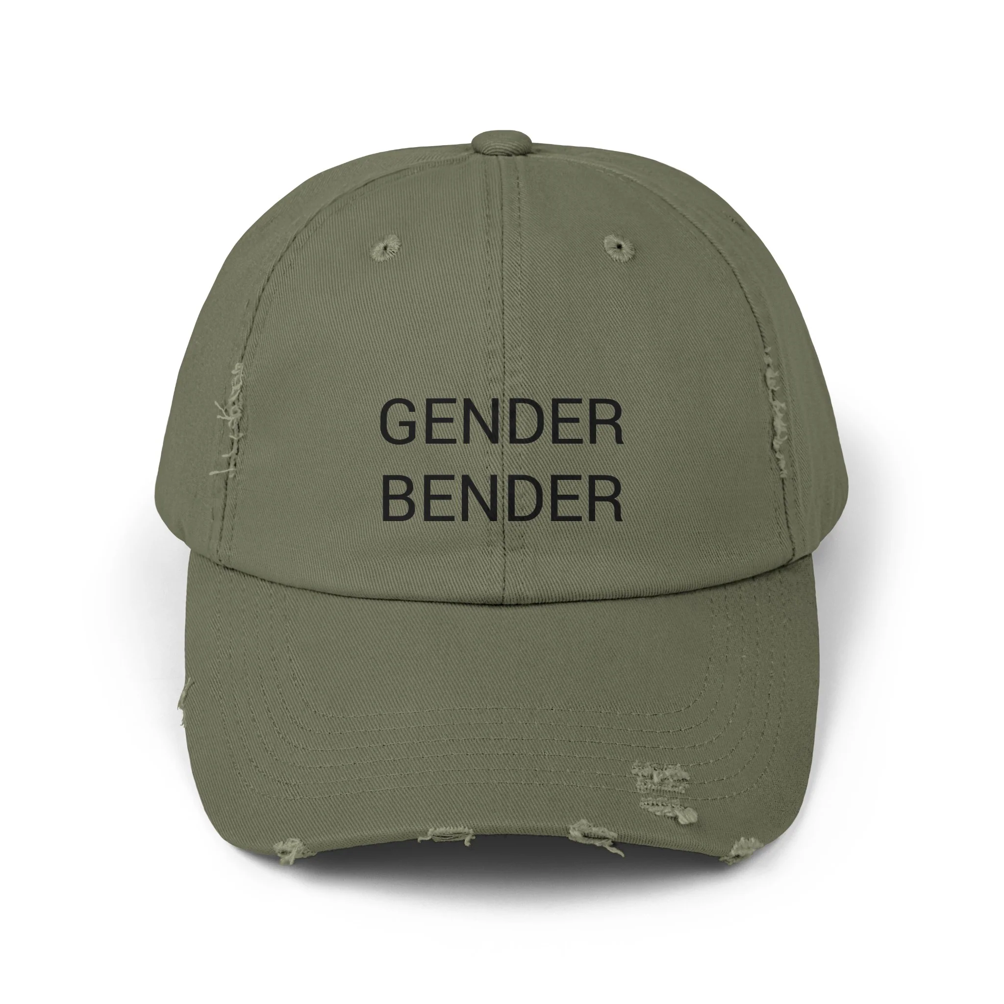 GENDER BENDER Distressed Cap in 6 colors - Image 3