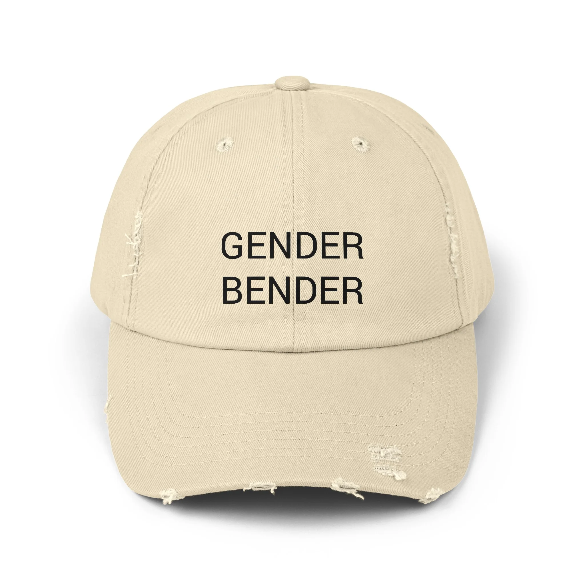 GENDER BENDER Distressed Cap in 6 colors - Image 6