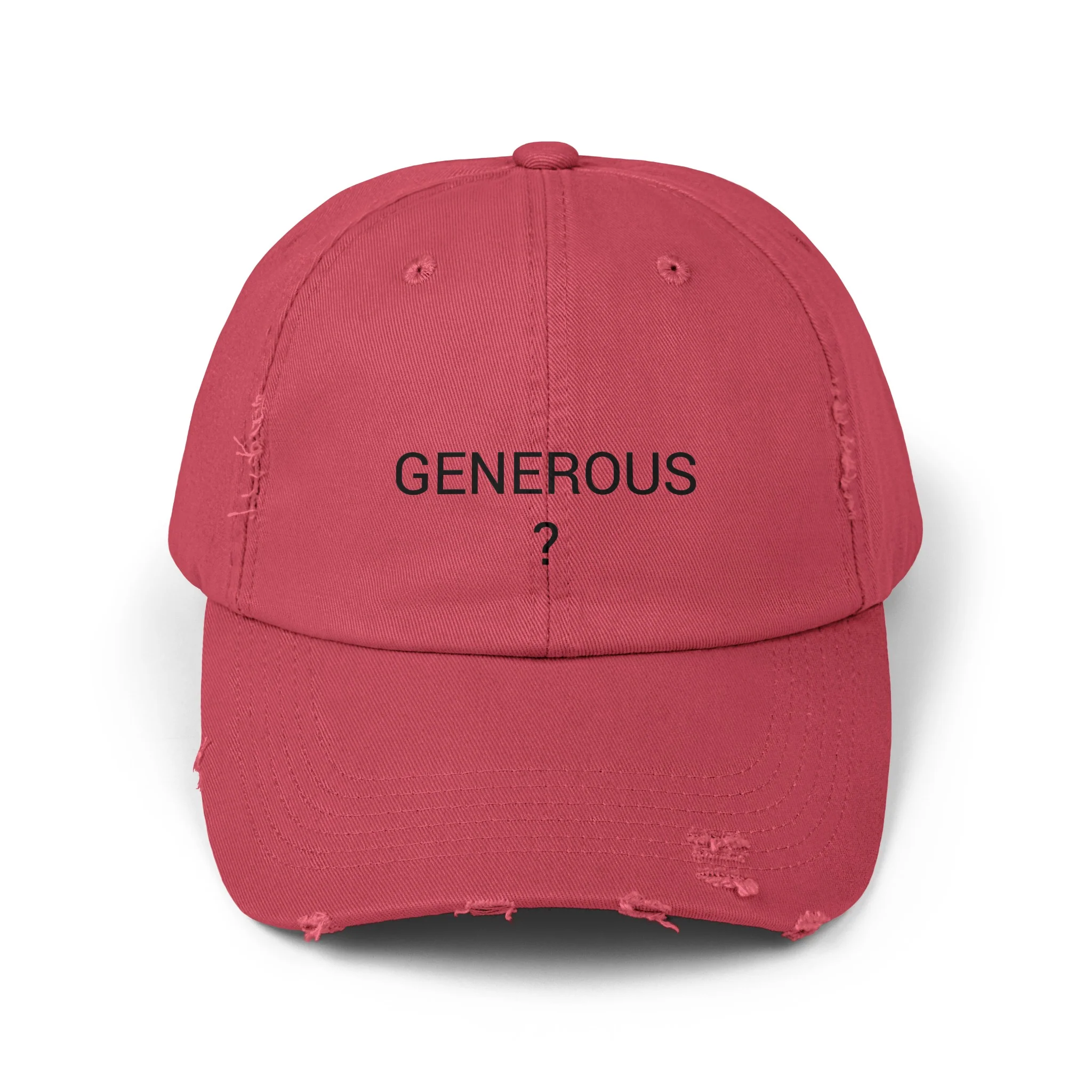 GENEROUS? Distressed Cap in 6 colors - Image 3