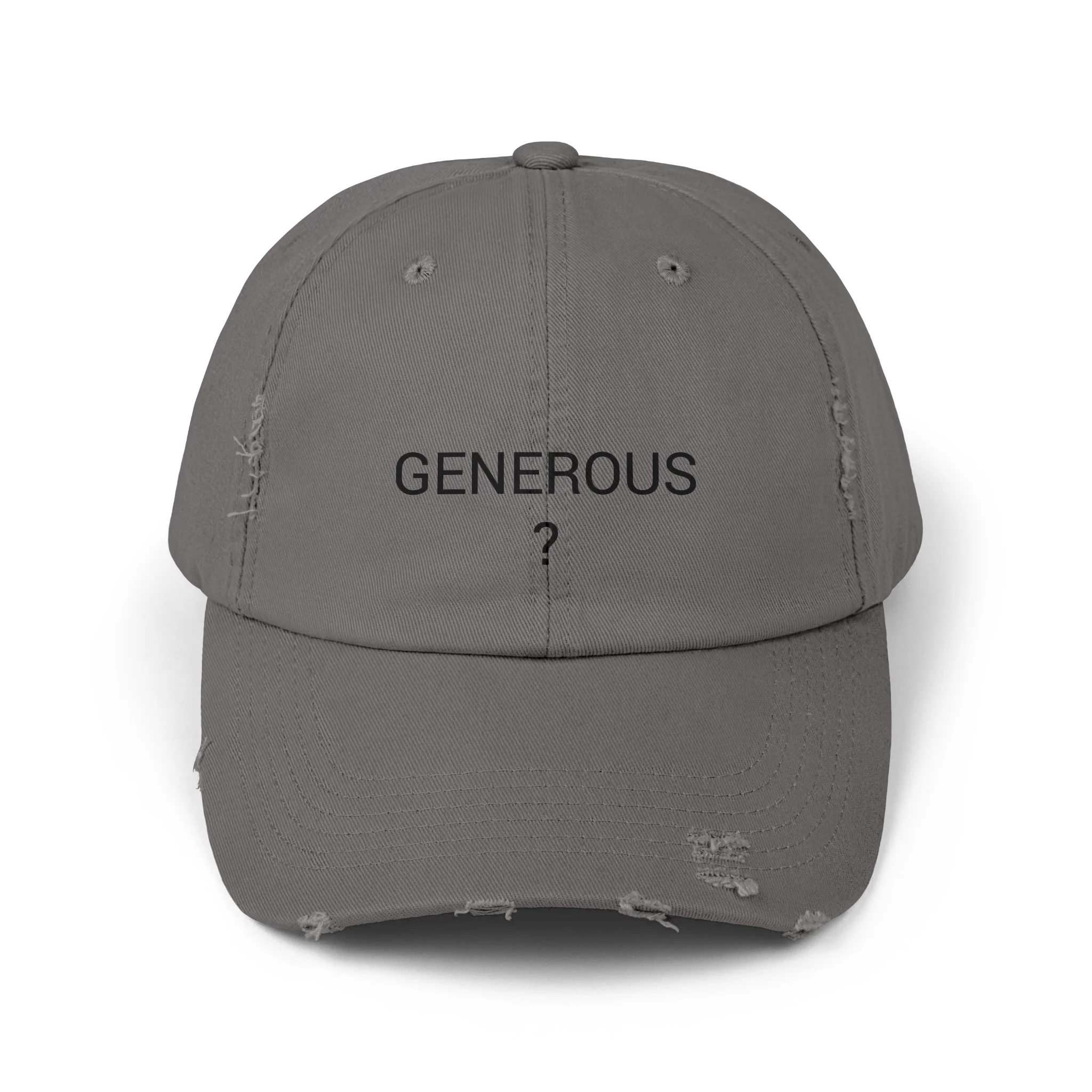 GENEROUS? Distressed Cap in 6 colors - Image 4