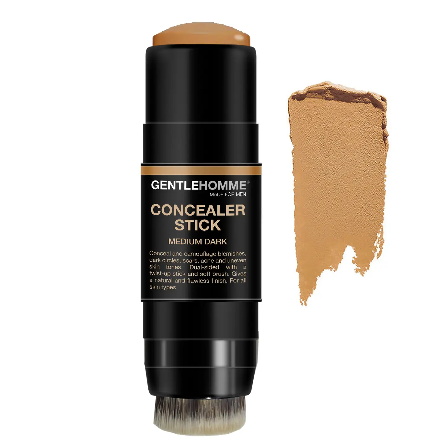 Gentlehomme Concealer Stick & Brush For Men - Image 2