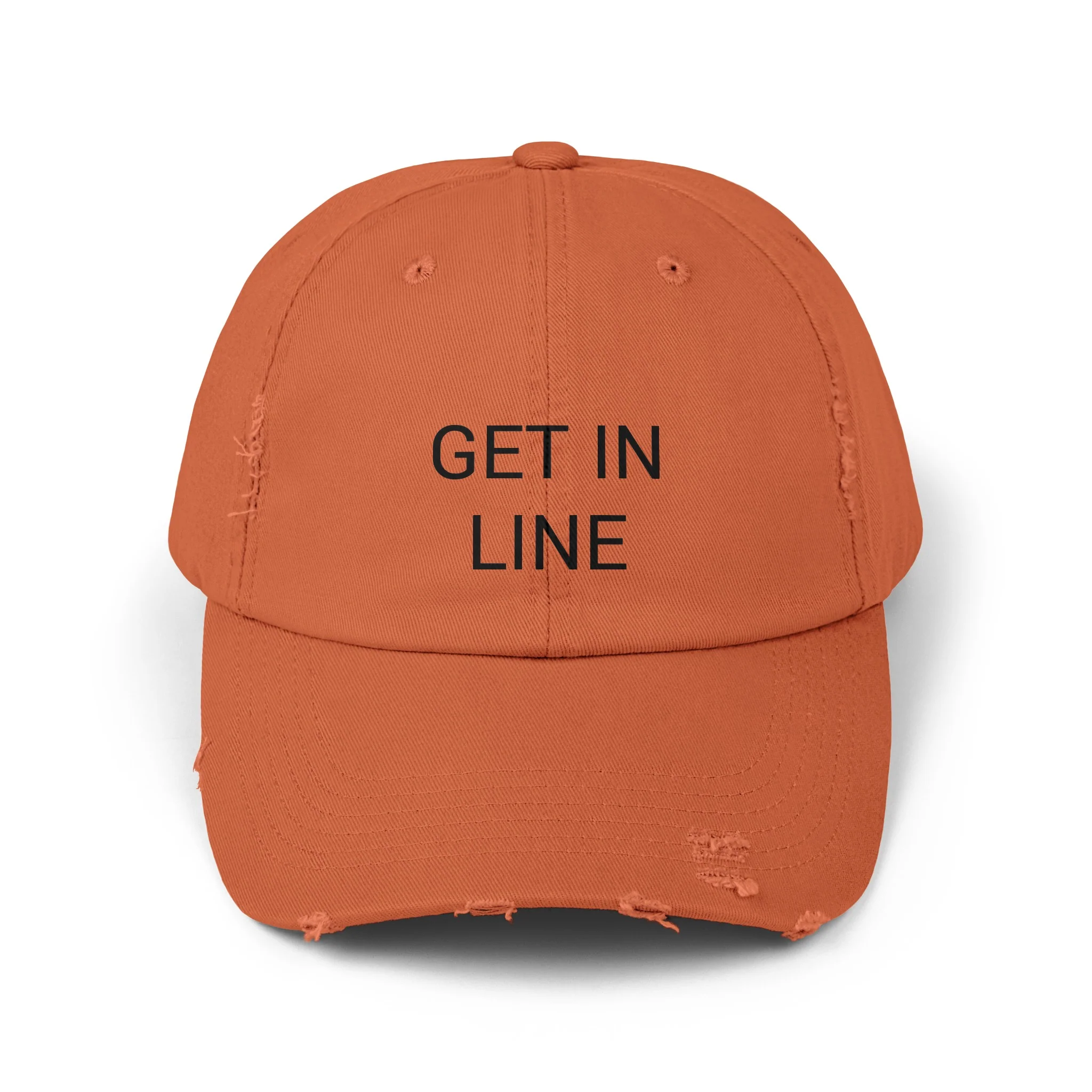 GET IN LINE Distressed Cap in 6 colors - Image 2