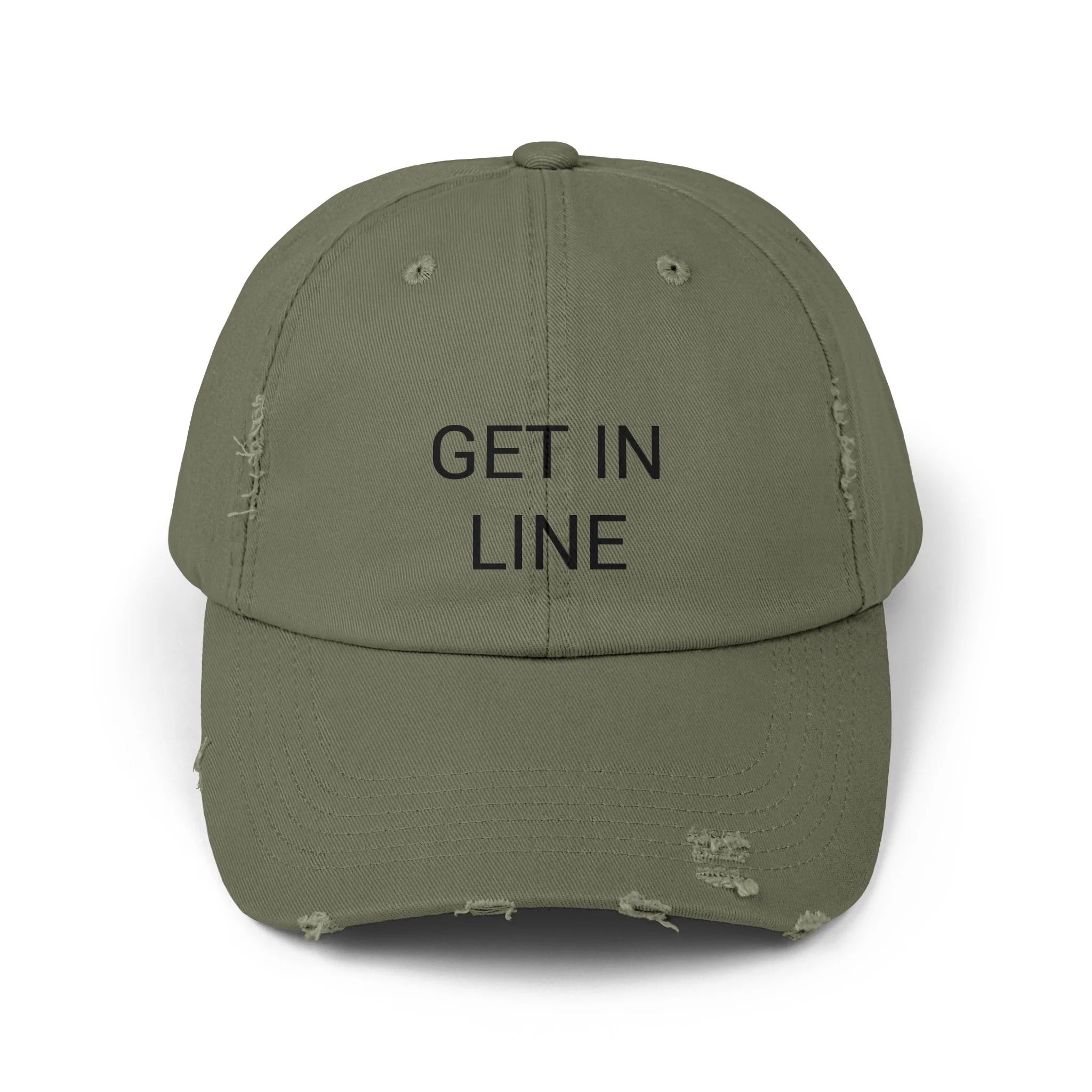 GET IN LINE Distressed Cap in 6 colors - Image 4