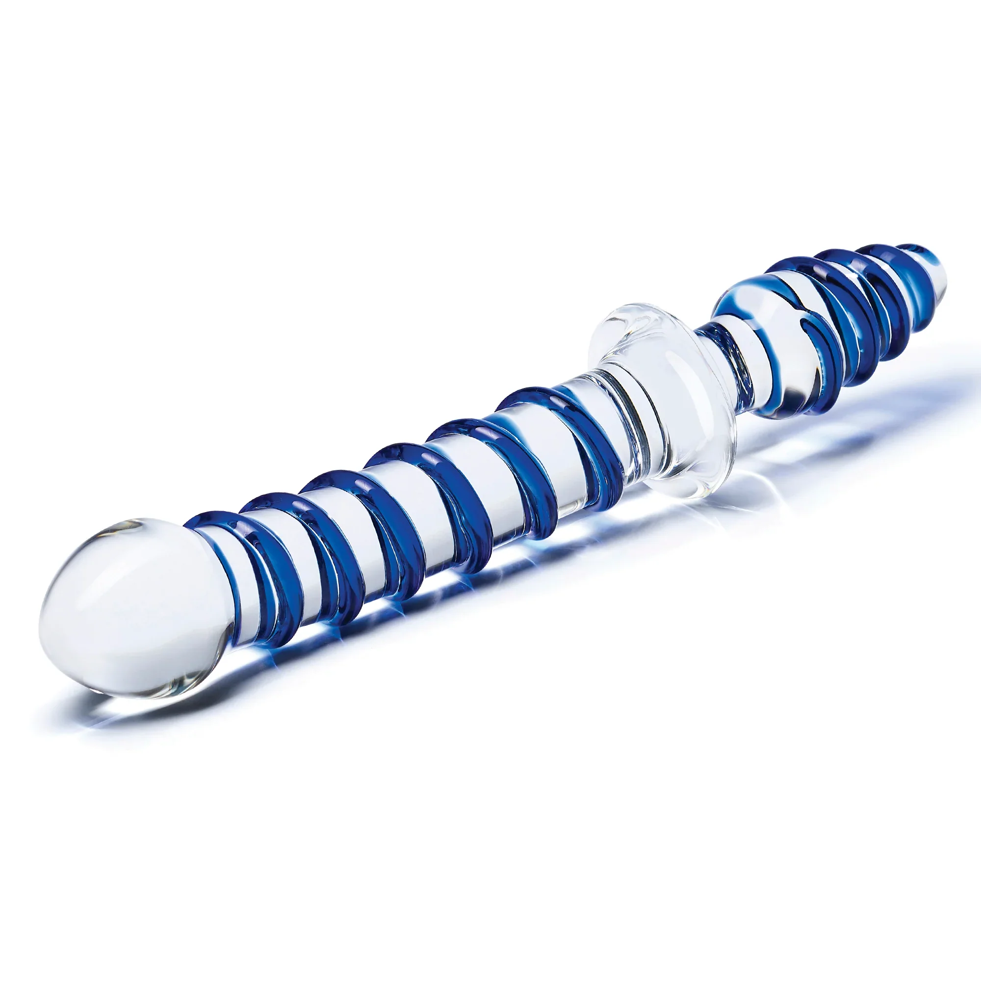 Gläs 10" Mr. Swirly Double Ended Glass Dildo & Butt Plug - Image 3