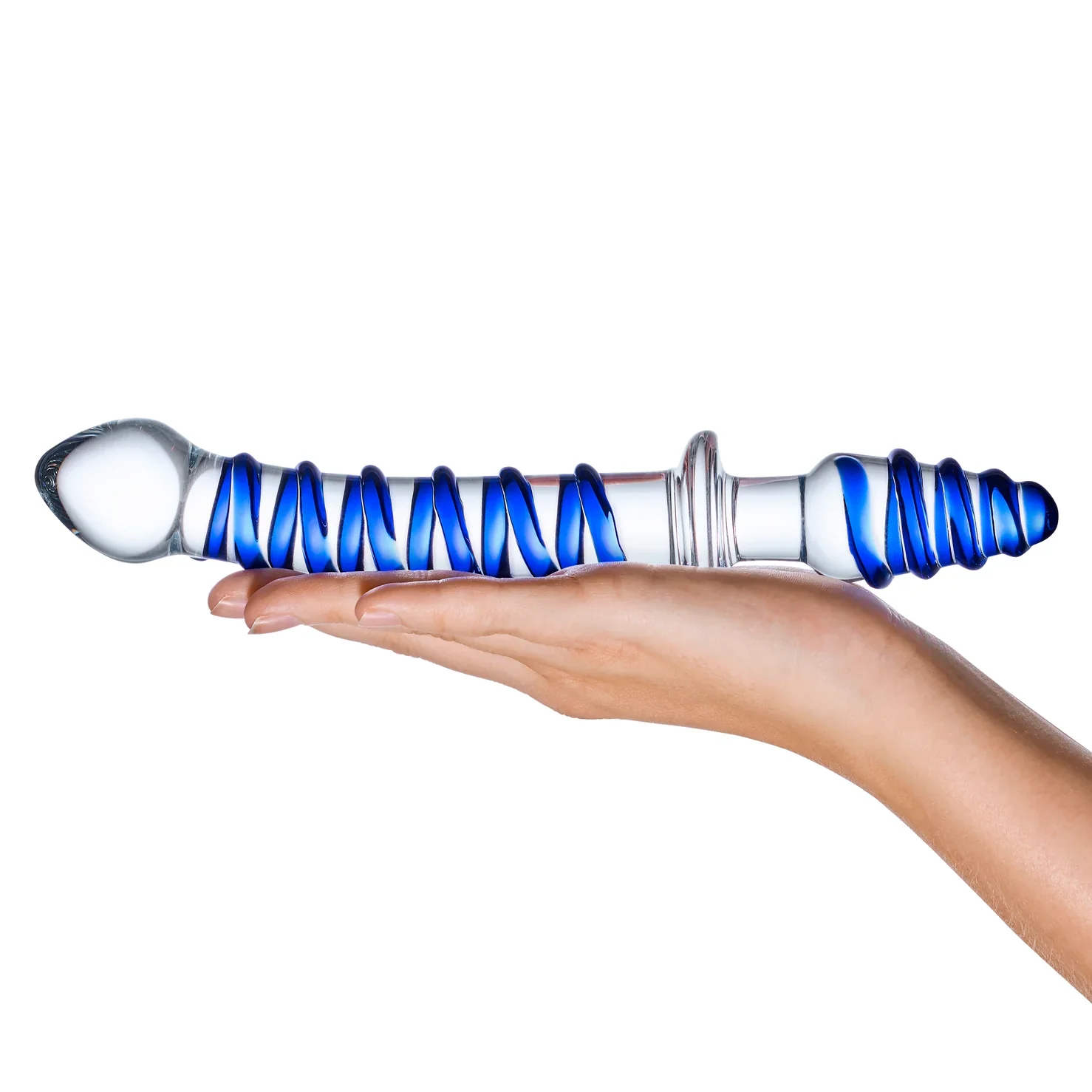 Gläs 10" Mr. Swirly Double Ended Glass Dildo & Butt Plug - Image 5