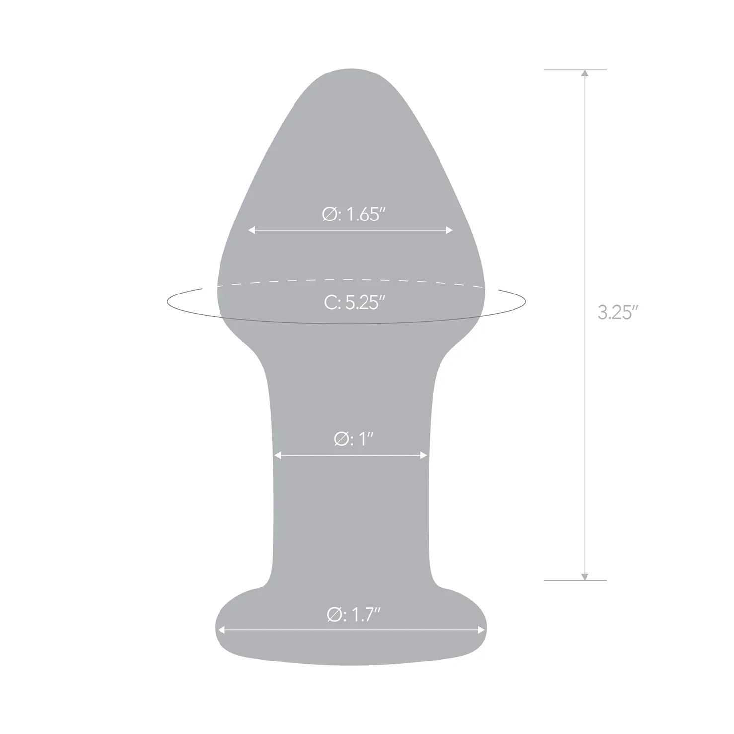 Gläs 3.5" Over Easy Butt Plug - Image 7