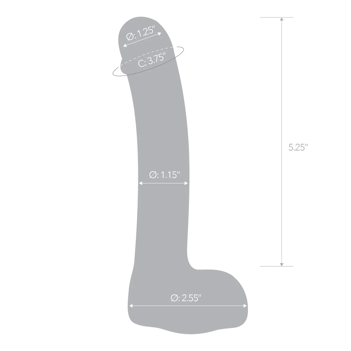 Gläs 7" Realistic Glass Dildo - Image 7