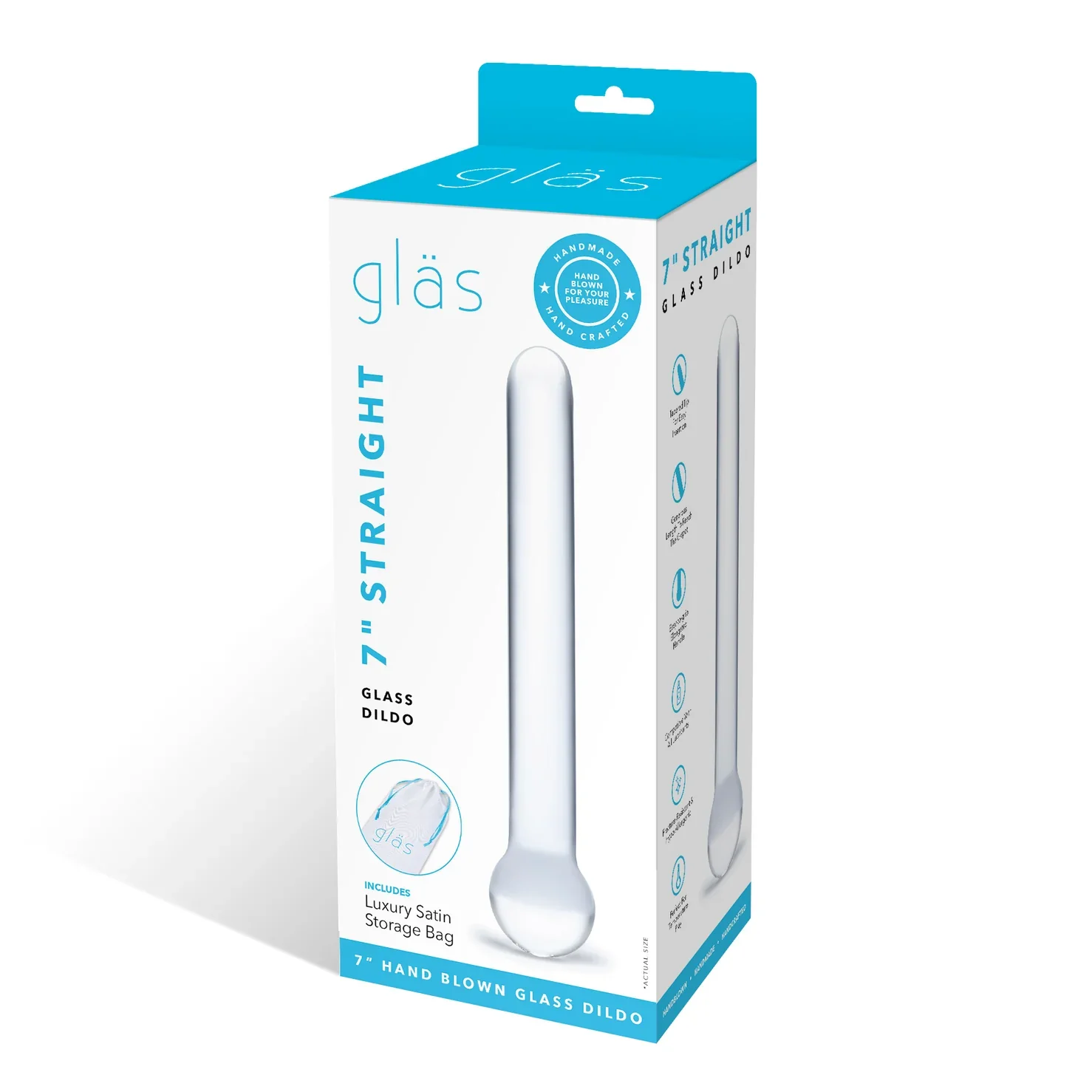 Gläs 7" straight glass dildo - Image 8