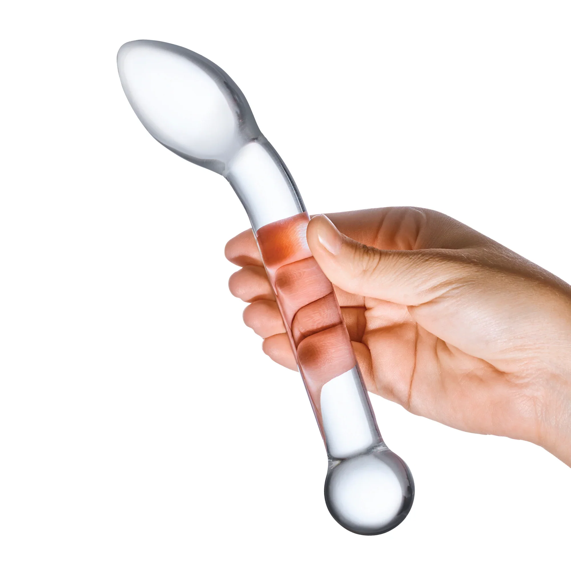 Gläs 8" Slimline P-Spot Glass Dildo - Image 4