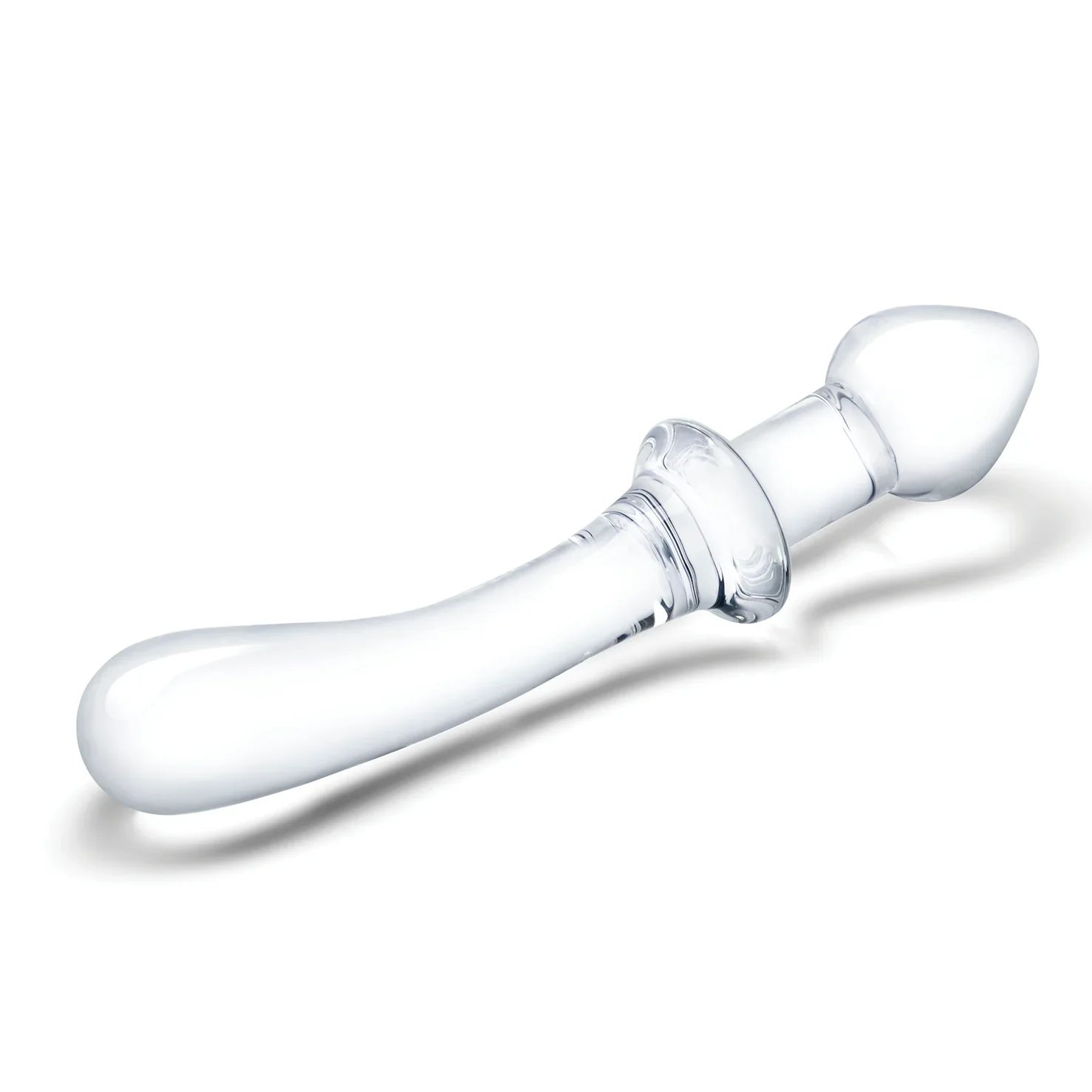 Gläs 9" Classic Curved Dual-Ended Dildo - Image 3