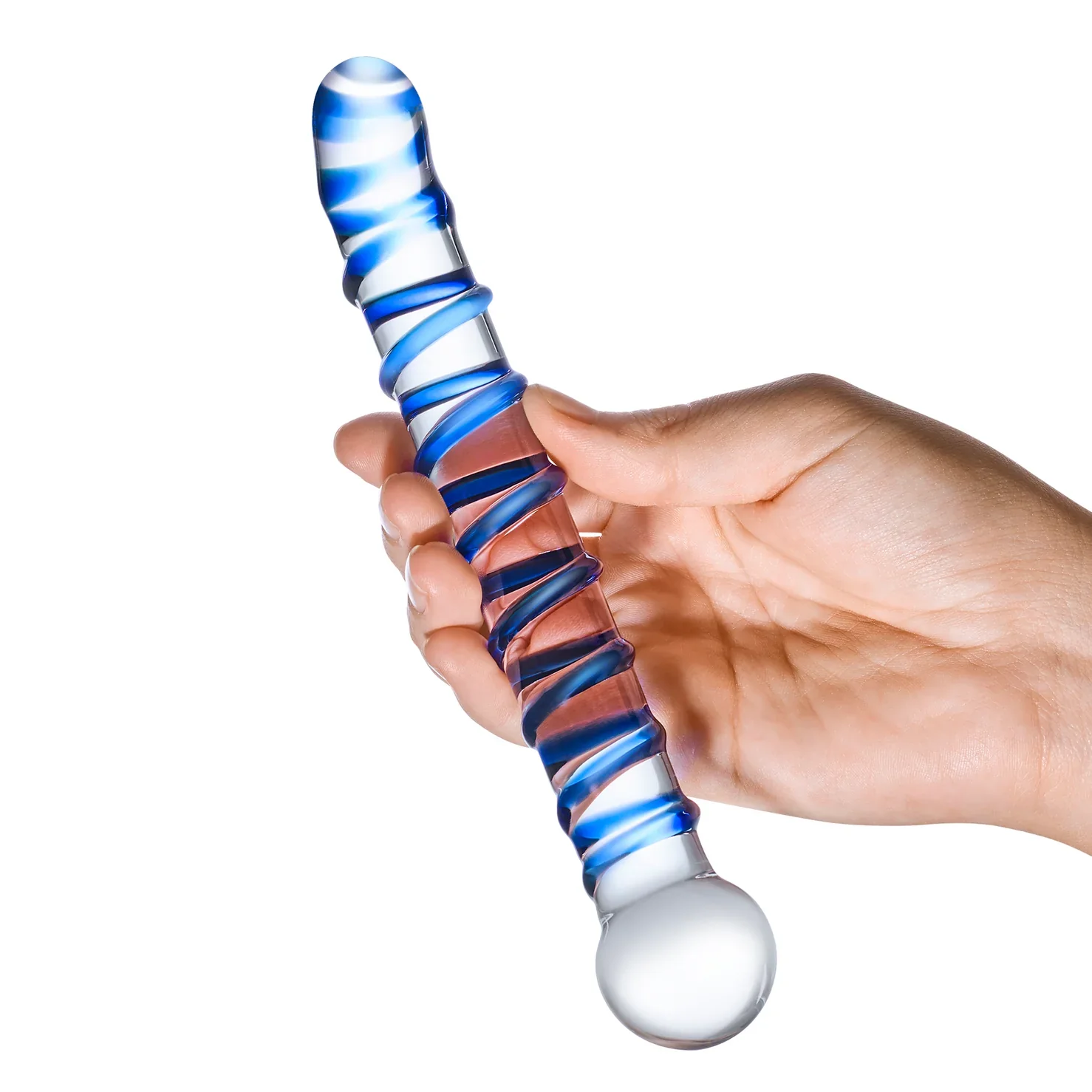 Gläs Mr. Swirly 6.5" P-Spot Glass Dildo - Image 4
