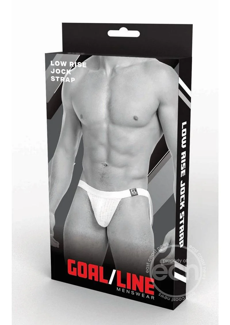 Goal Line Low Rise Jockstrap White - Image 2