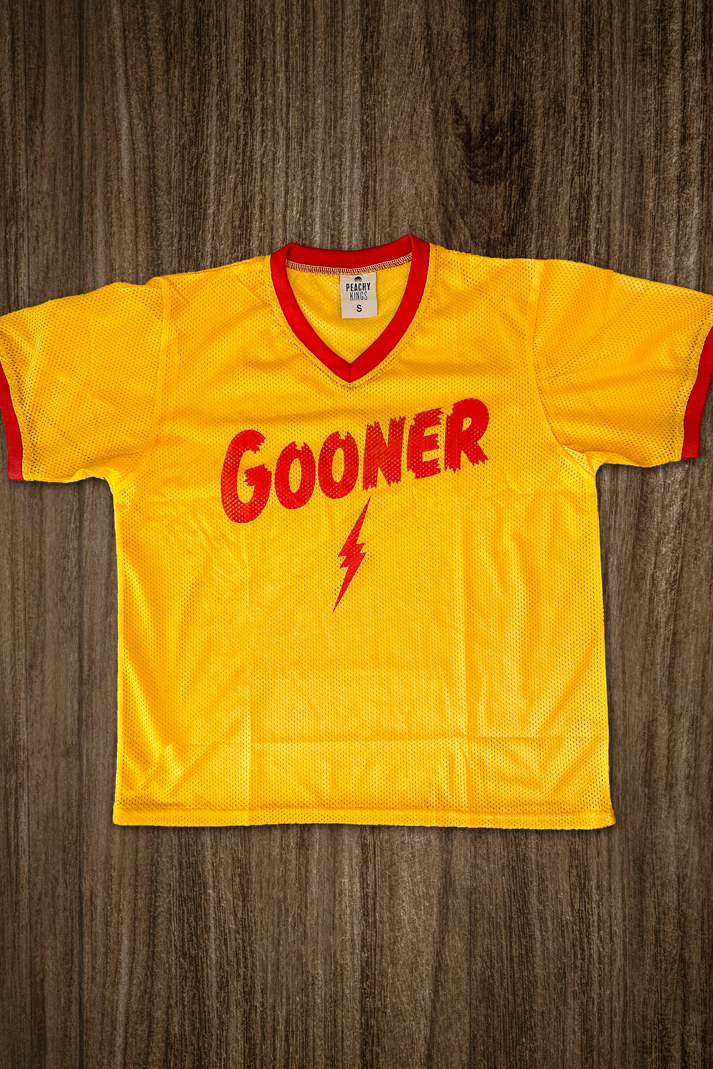 Gooner Mesh Football Jersey by Peachy Kings - Image 3