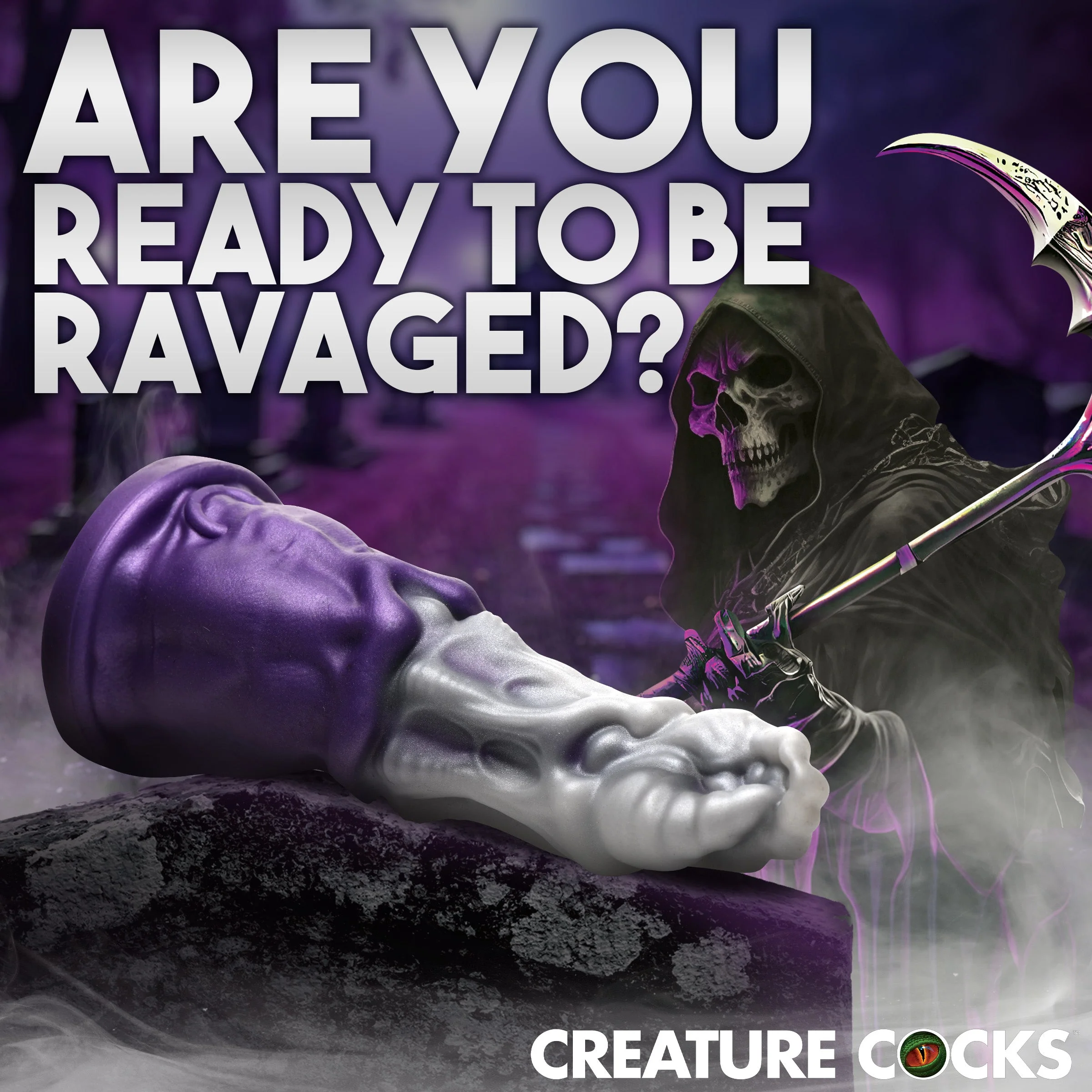 Grim Reaper Silicone Dildo by creature cocks - Image 7