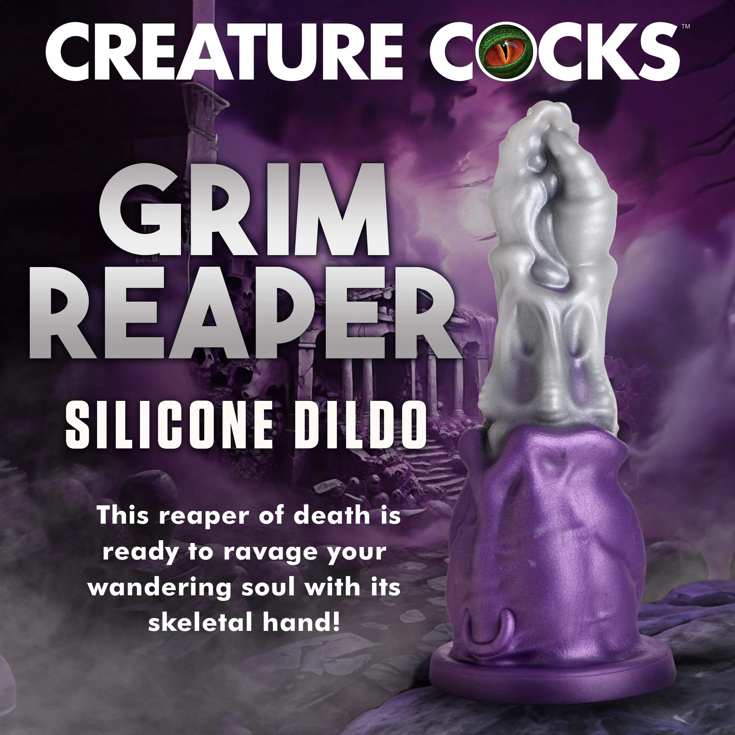 Grim Reaper Silicone Dildo by creature cocks - Image 8