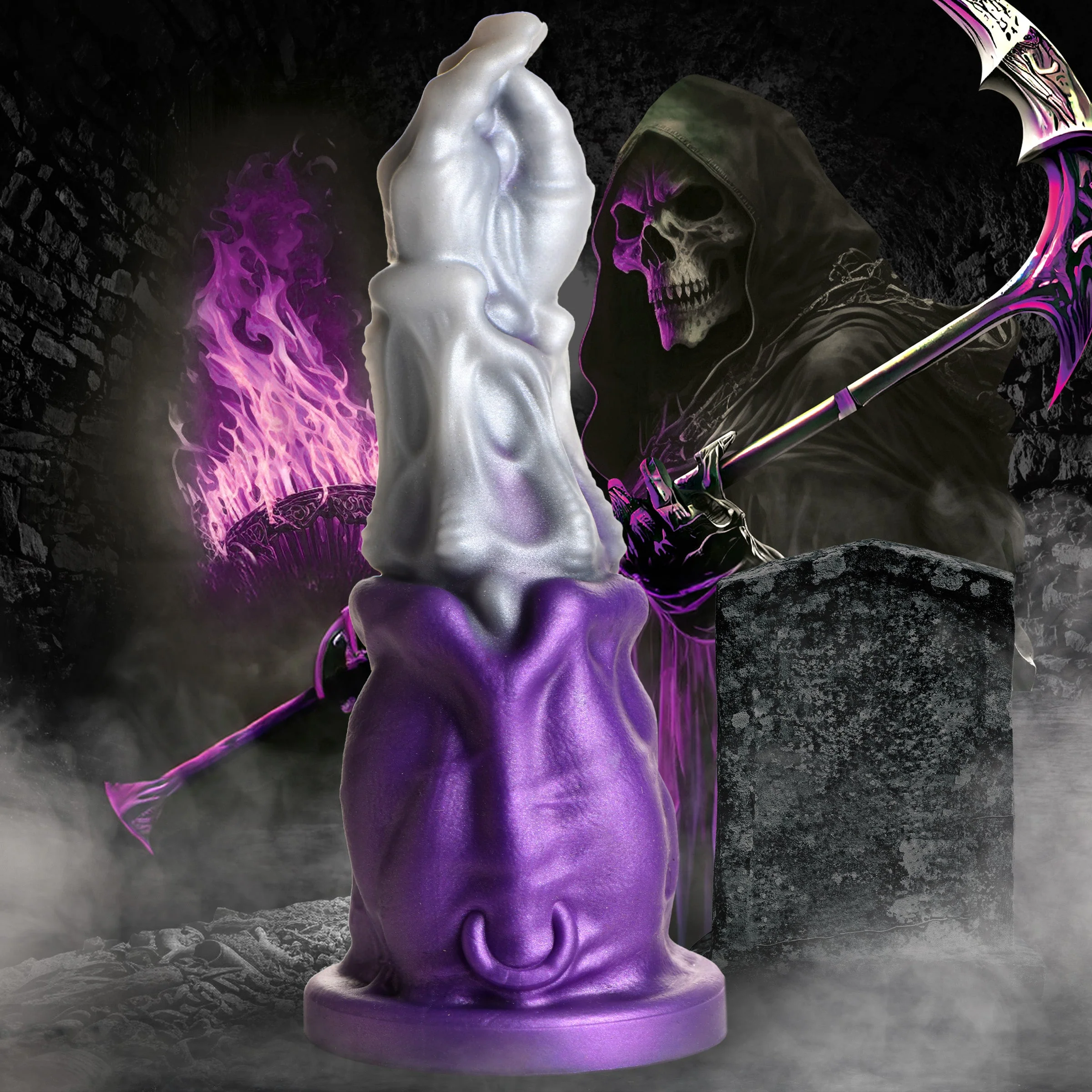 Grim Reaper Silicone Dildo by creature cocks - Image 9