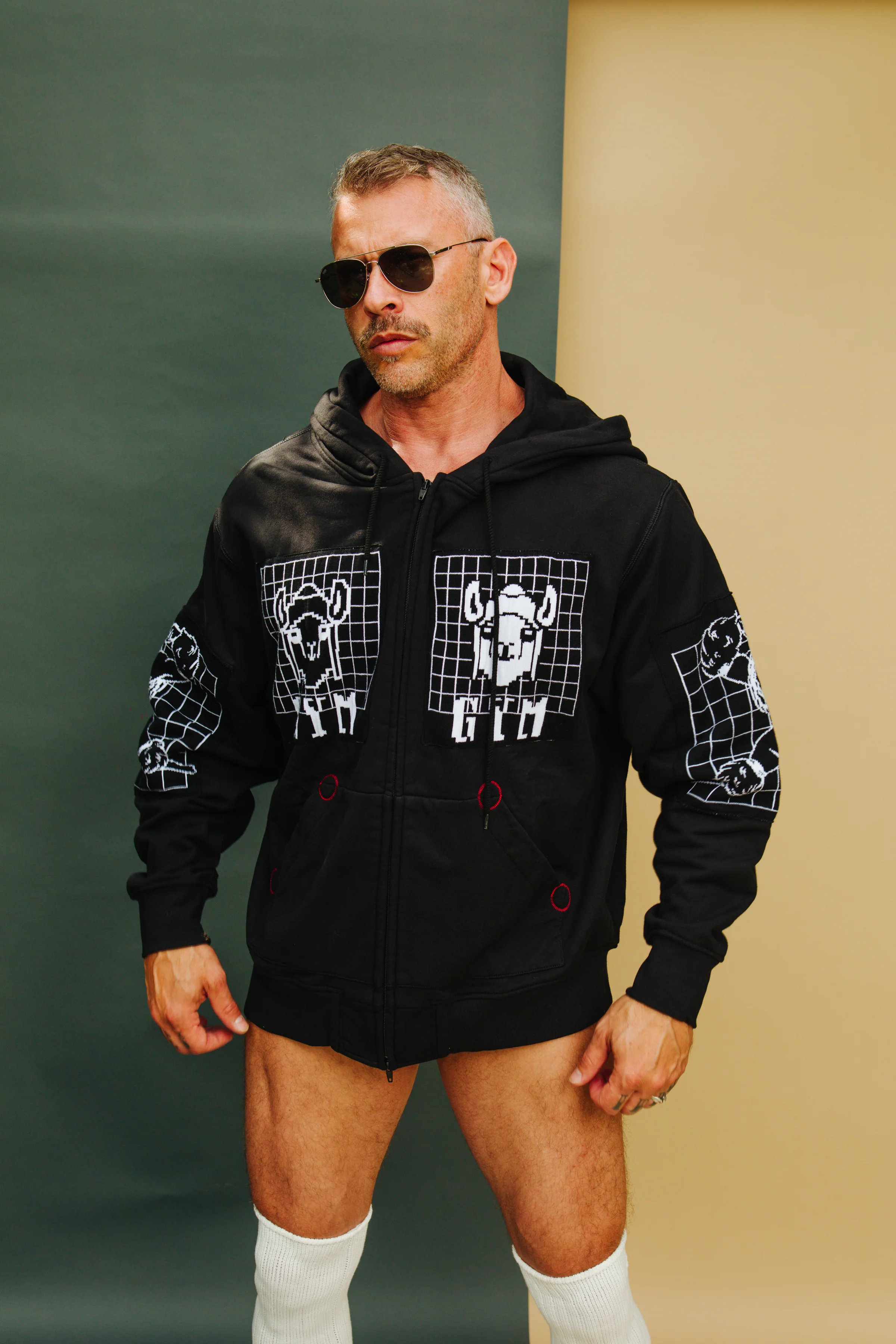 GYM ZIP UP HOODIE by Bernhard Willhelm FW22
