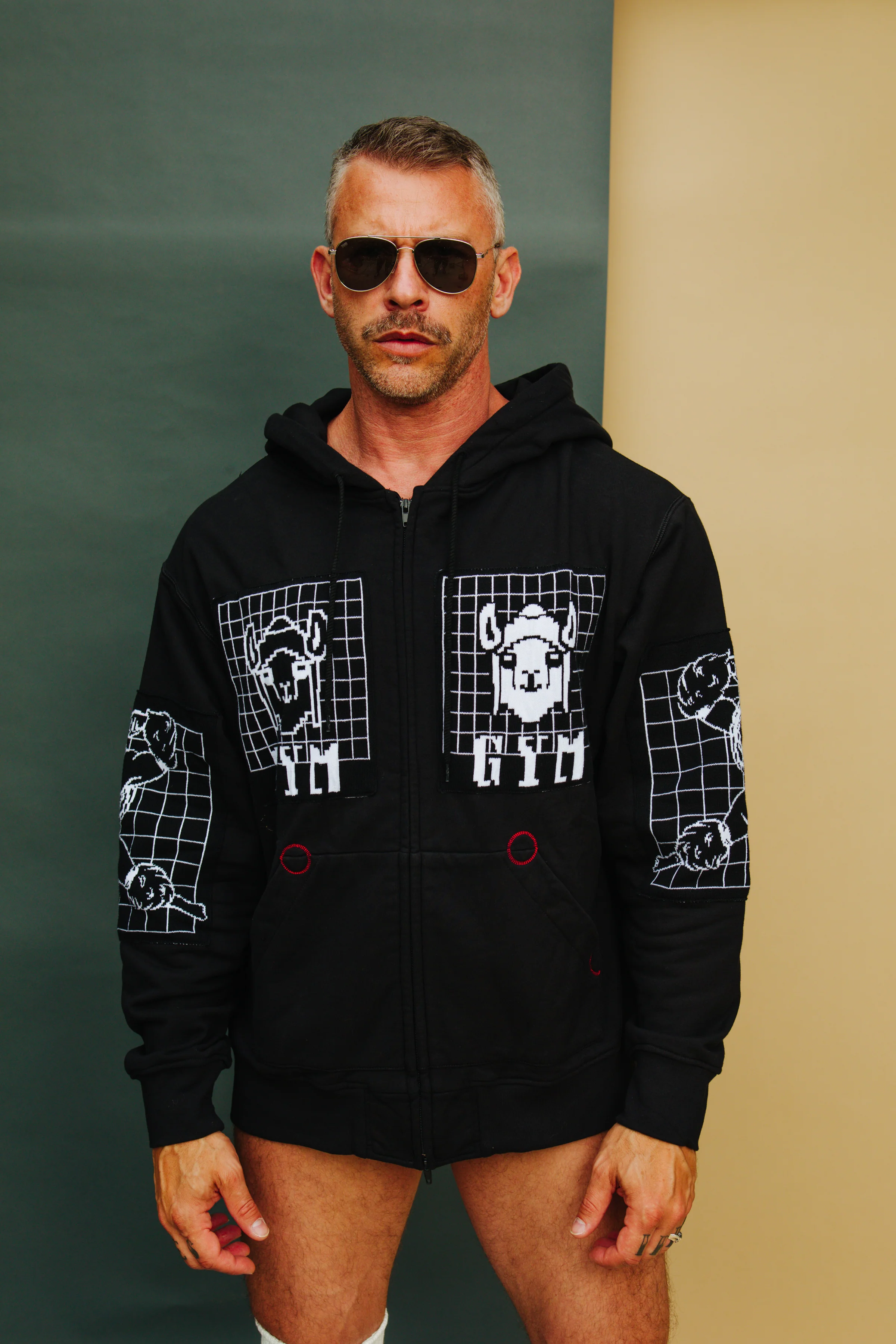 GYM ZIP UP HOODIE by Bernhard Willhelm FW22 - Image 18
