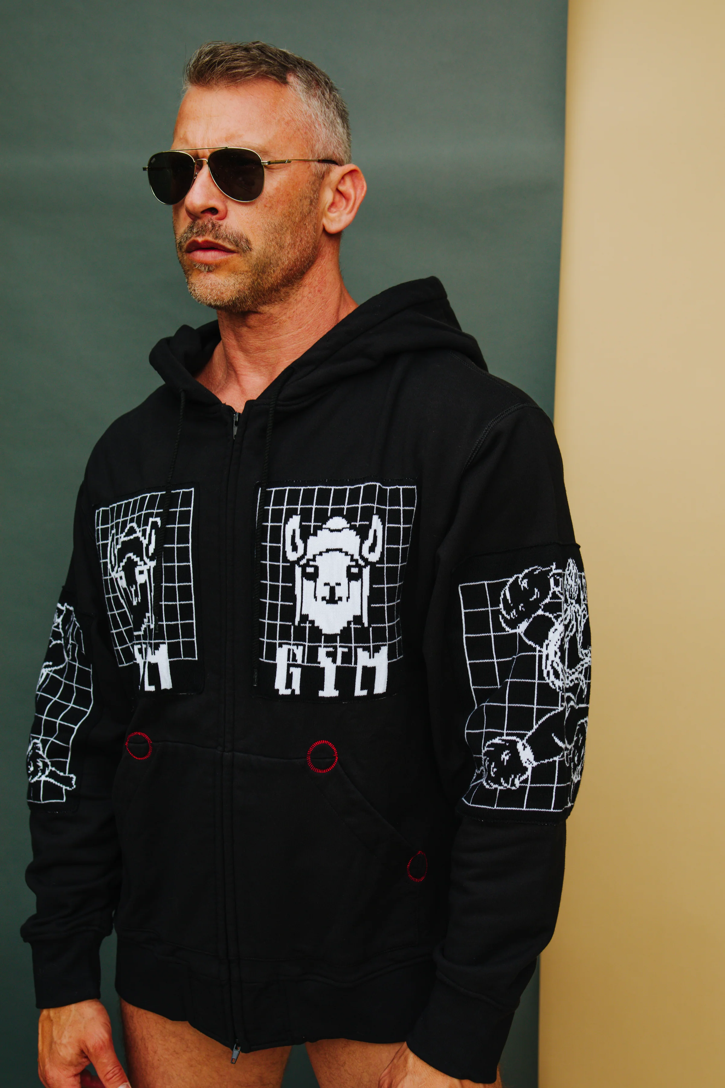 GYM ZIP UP HOODIE by Bernhard Willhelm FW22 - Image 19