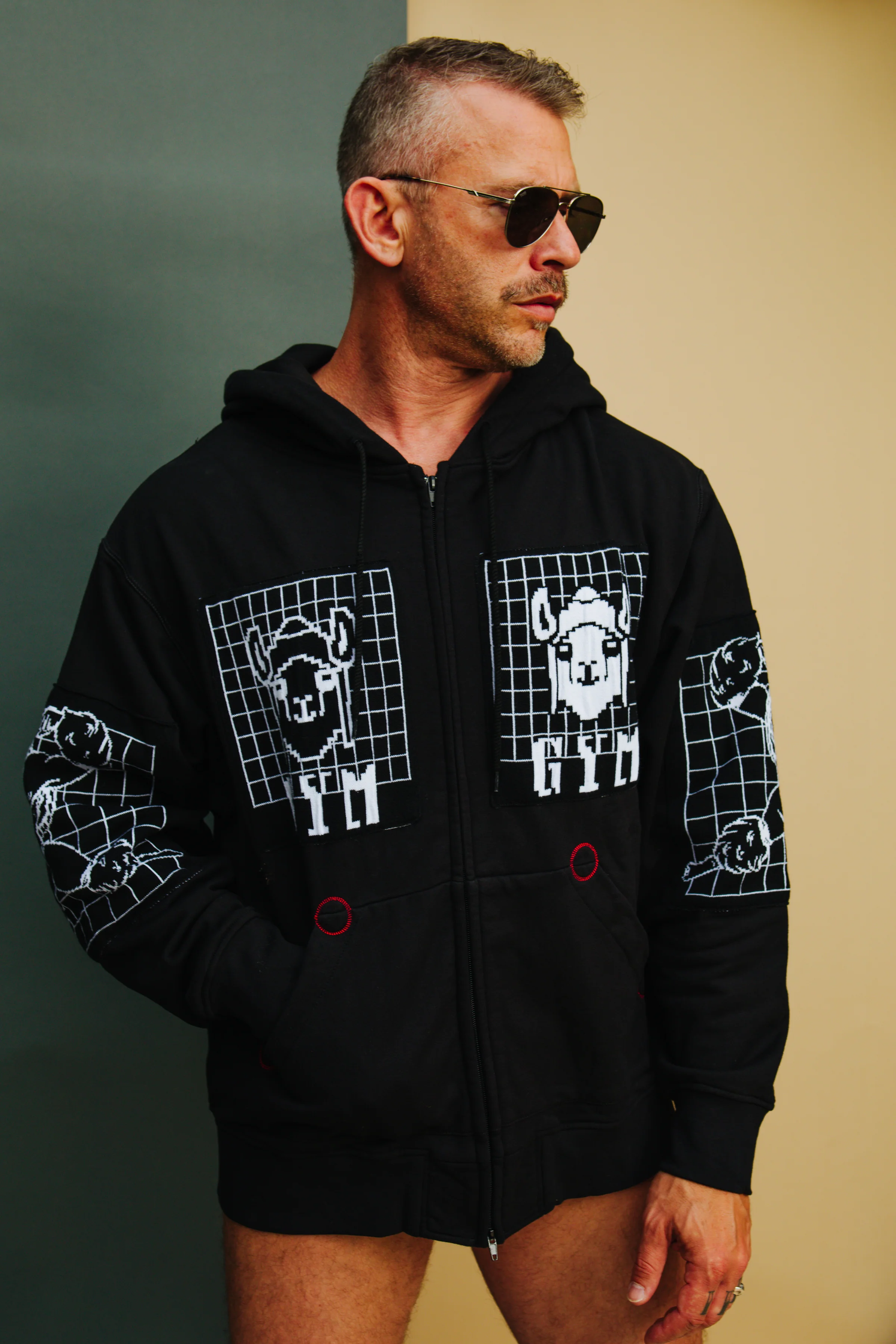 GYM ZIP UP HOODIE by Bernhard Willhelm FW22 - Image 20
