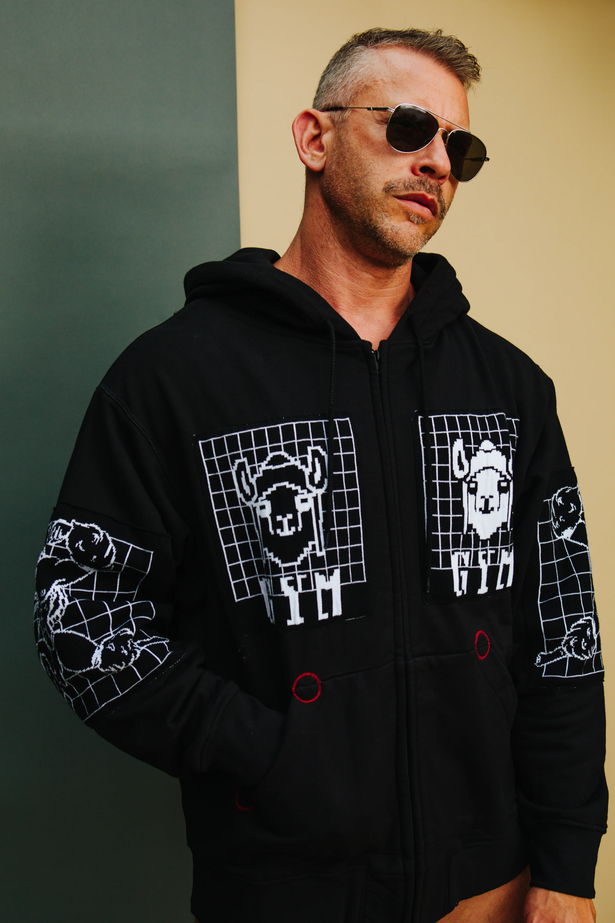 GYM ZIP UP HOODIE by Bernhard Willhelm FW22 - Image 21