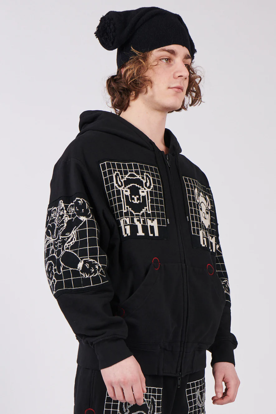 GYM ZIP UP HOODIE by Bernhard Willhelm FW22 - Image 6