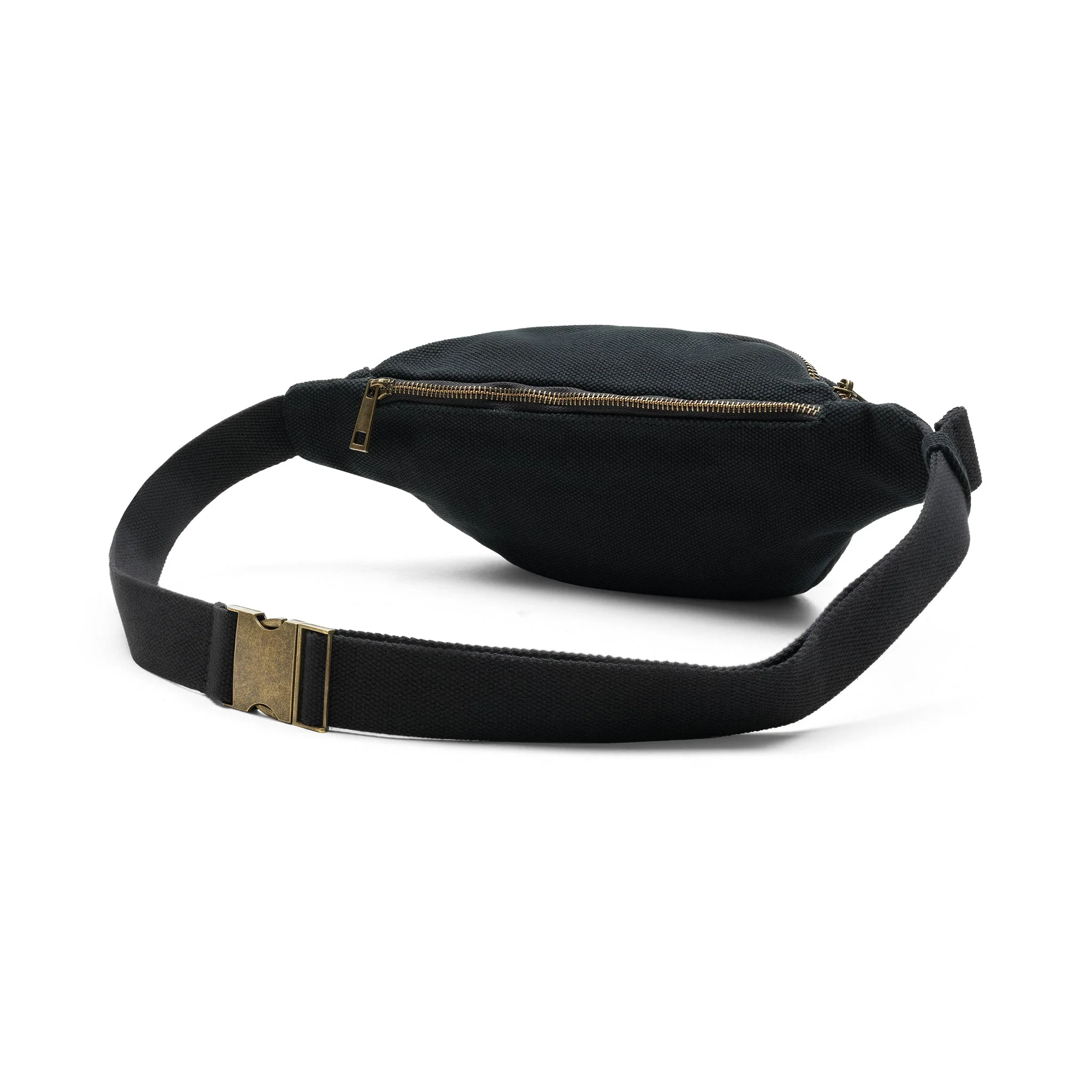 GYMNASIUM BODY BELT BAG BLACK / BROWN - Image 3