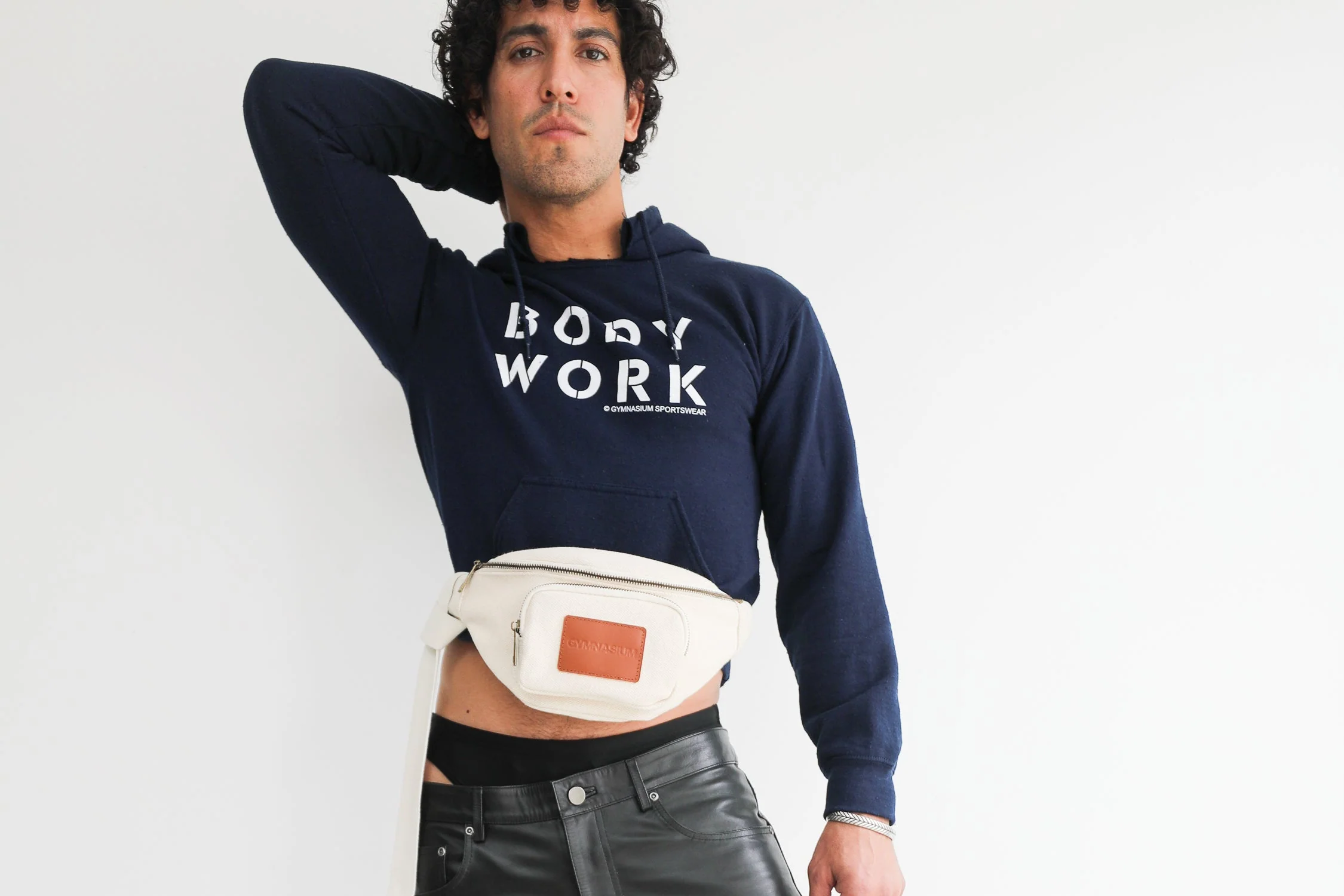 GYMNASIUM BODY BELT BAG NATURAL - Image 5