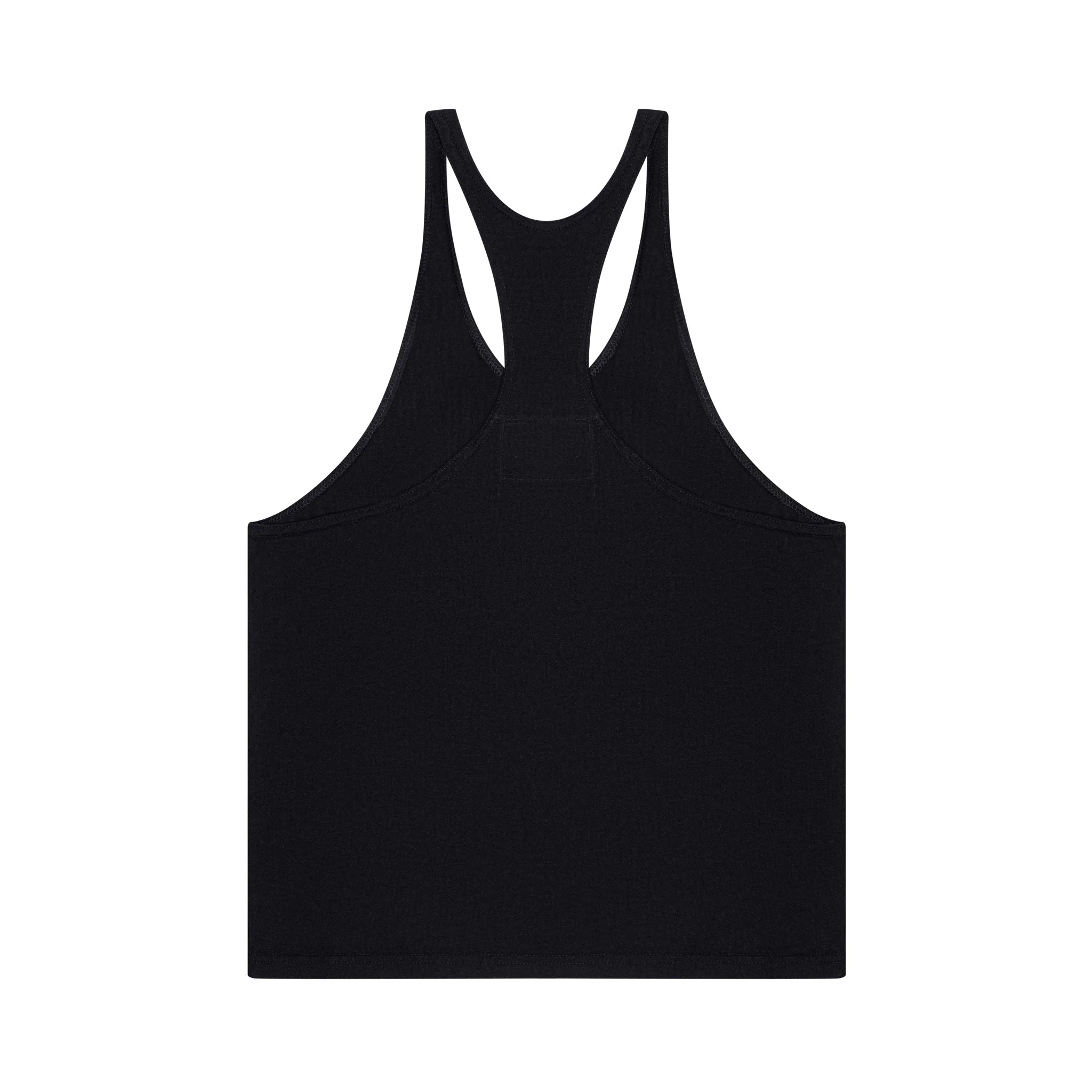 GYMNASIUM THE BODY WORK STRINGER TANK BLACK WITH WHITE - Image 2