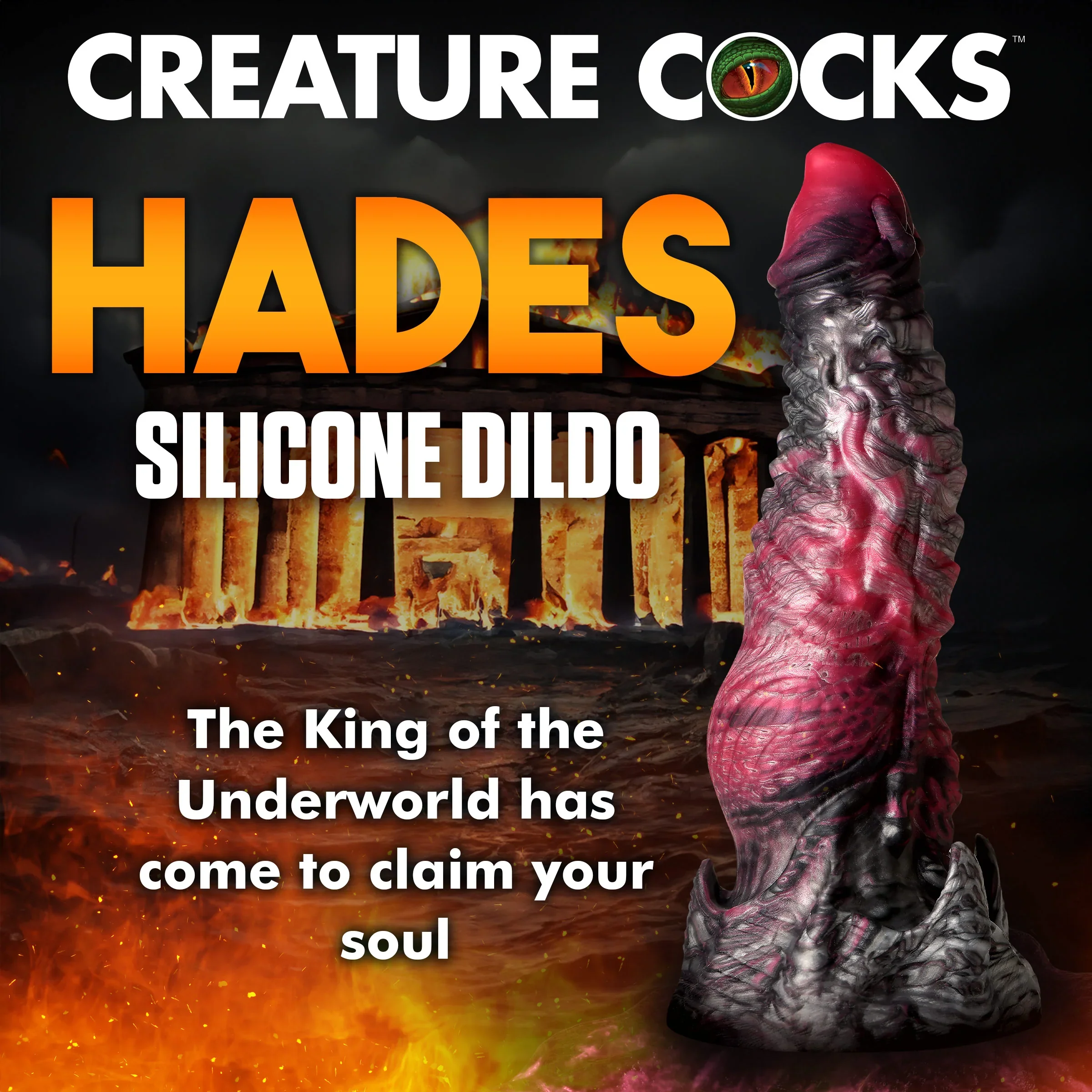 Hades Silicone Dildo - Medium - Image 3